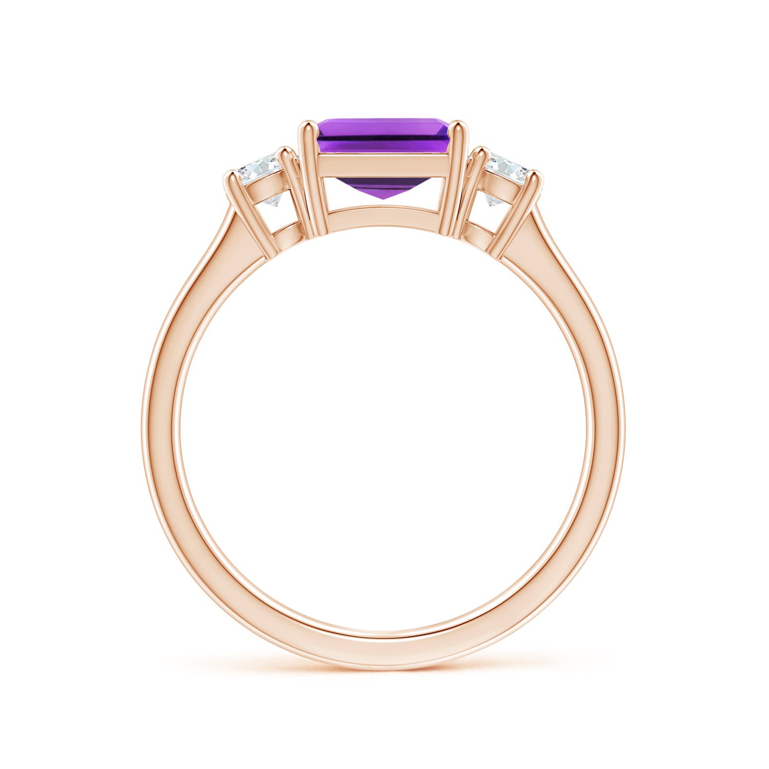 AAA - Amethyst / 1.62 CT / 14 KT Rose Gold