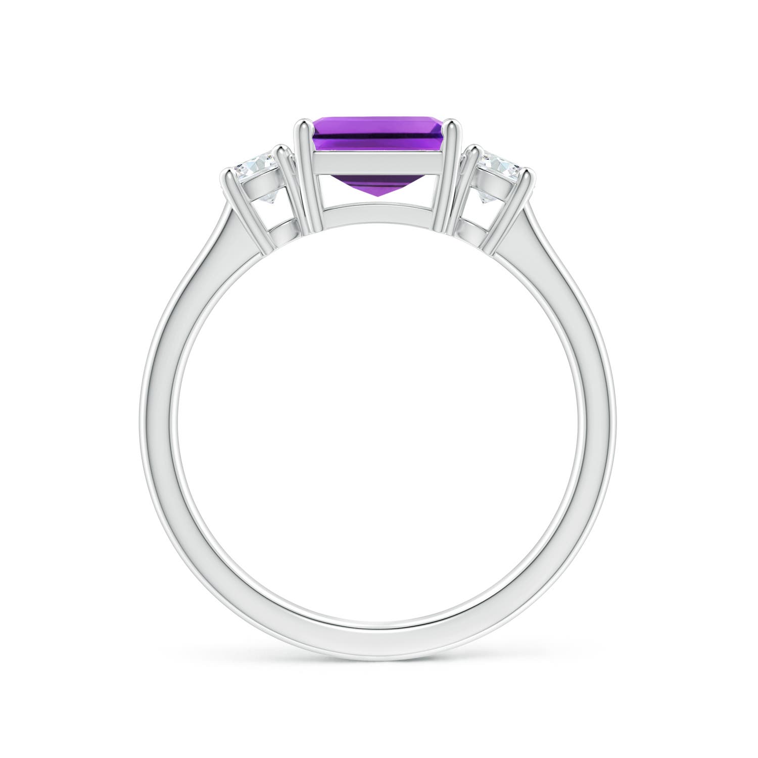 AAA - Amethyst / 1.62 CT / 14 KT White Gold