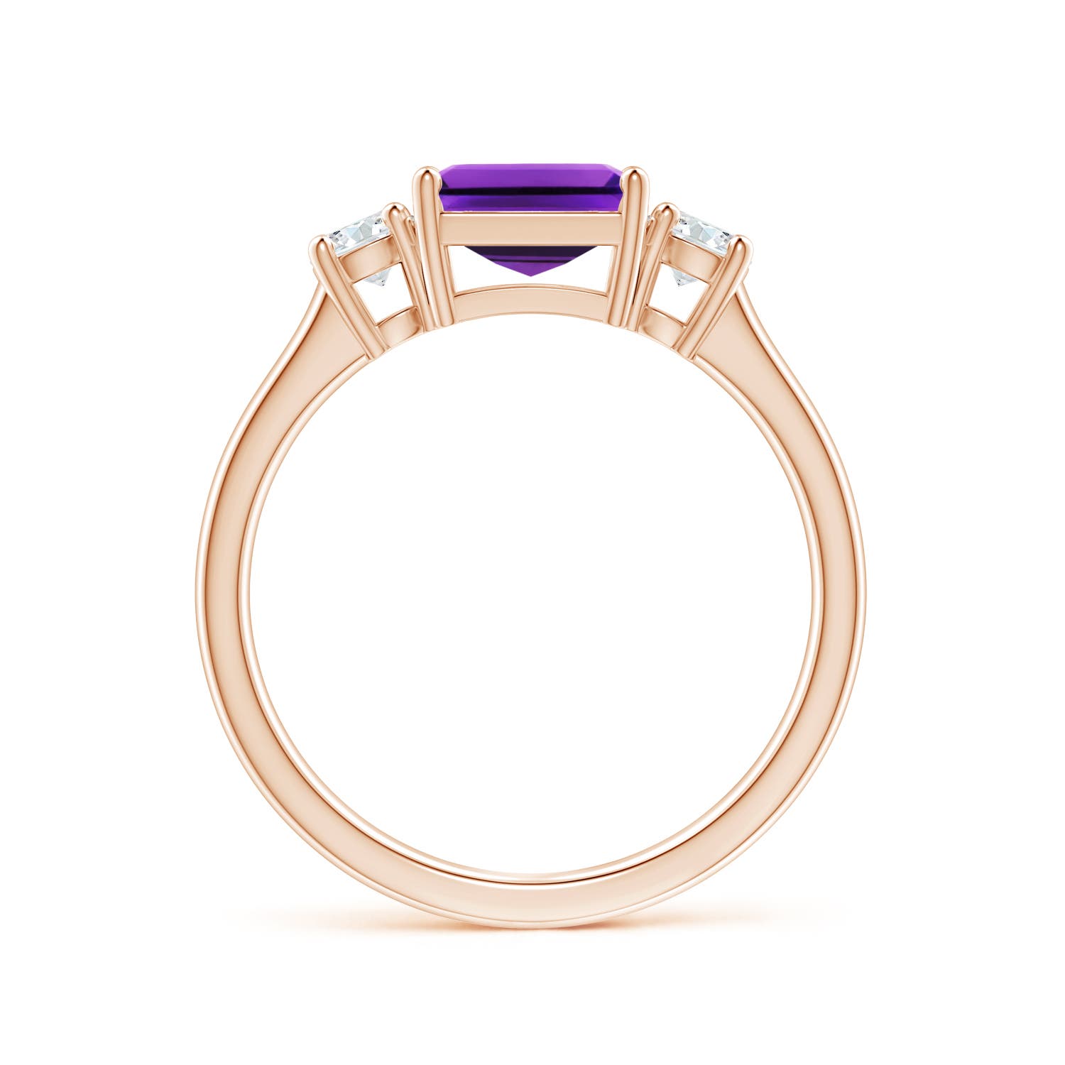 AAAA - Amethyst / 1.62 CT / 14 KT Rose Gold