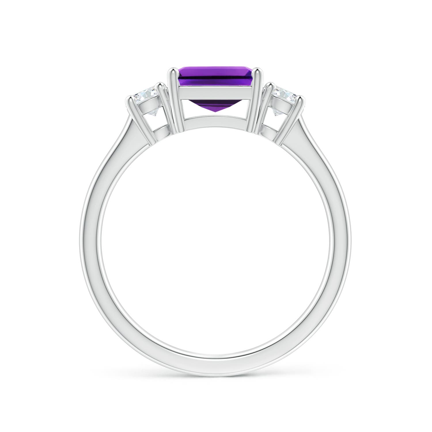 AAAA - Amethyst / 1.62 CT / 14 KT White Gold