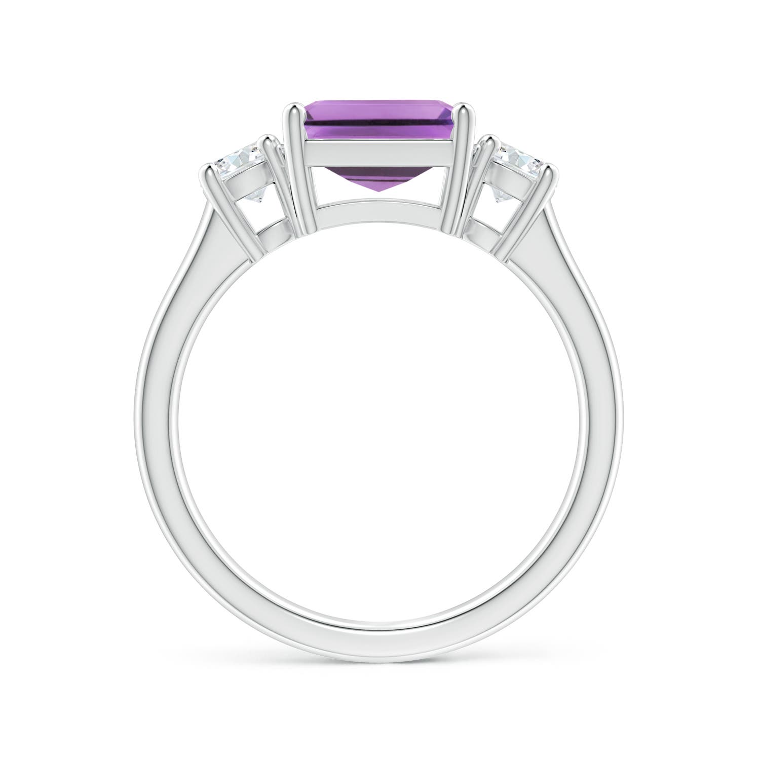 A - Amethyst / 2.46 CT / 14 KT White Gold