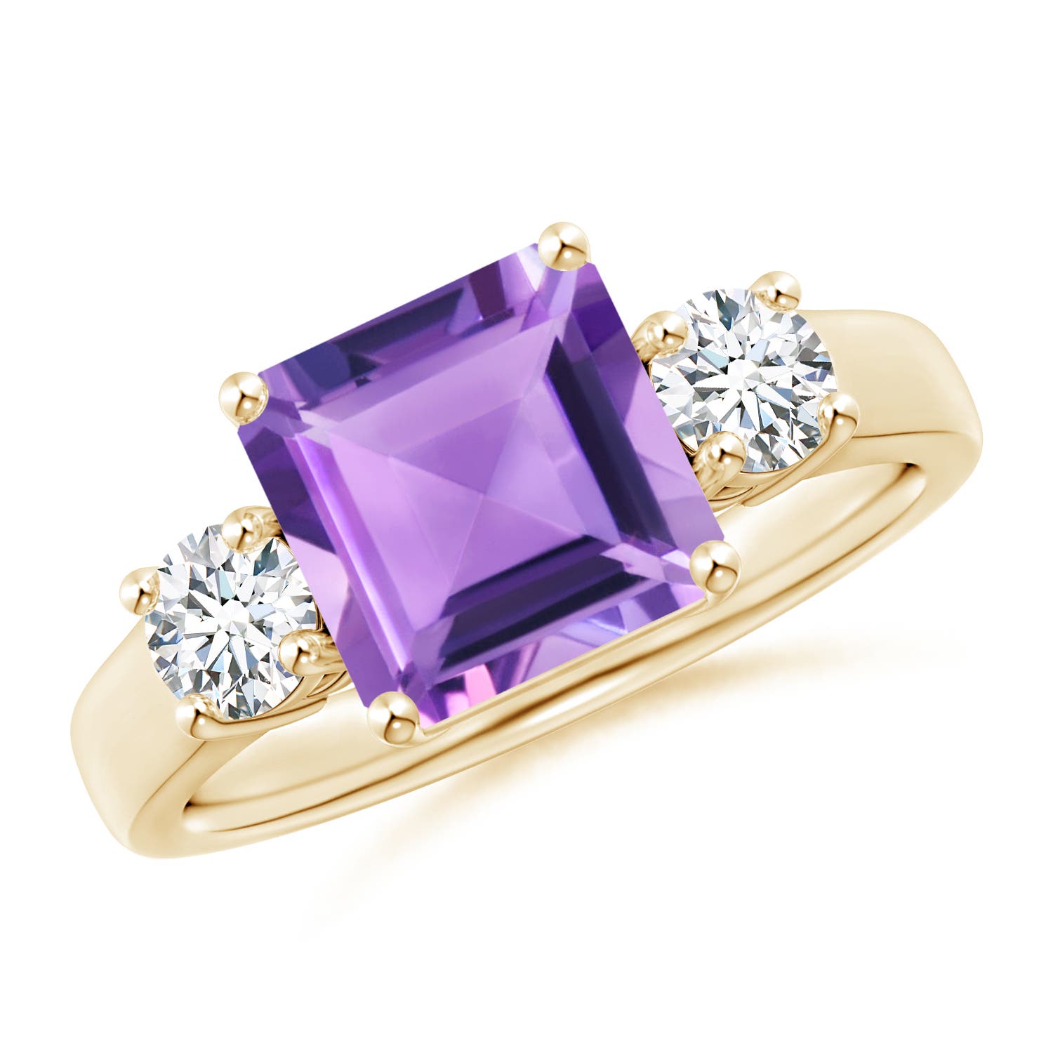 A - Amethyst / 2.46 CT / 14 KT Yellow Gold