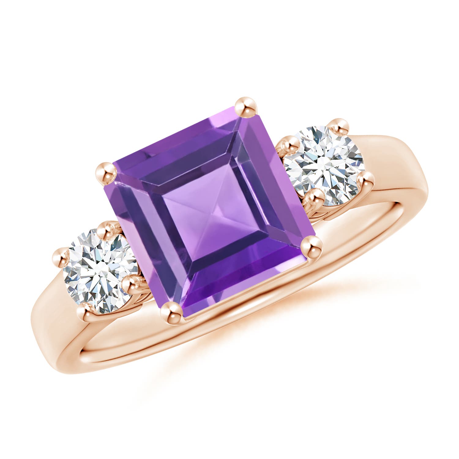 AA - Amethyst / 2.46 CT / 14 KT Rose Gold