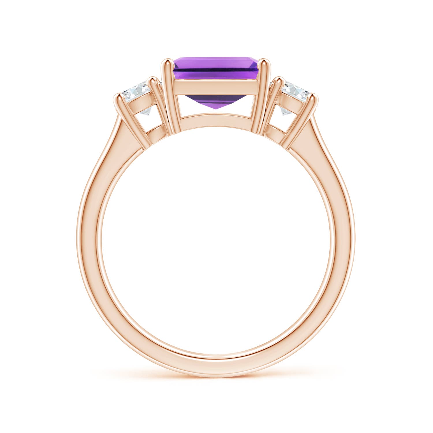 AA - Amethyst / 2.46 CT / 14 KT Rose Gold