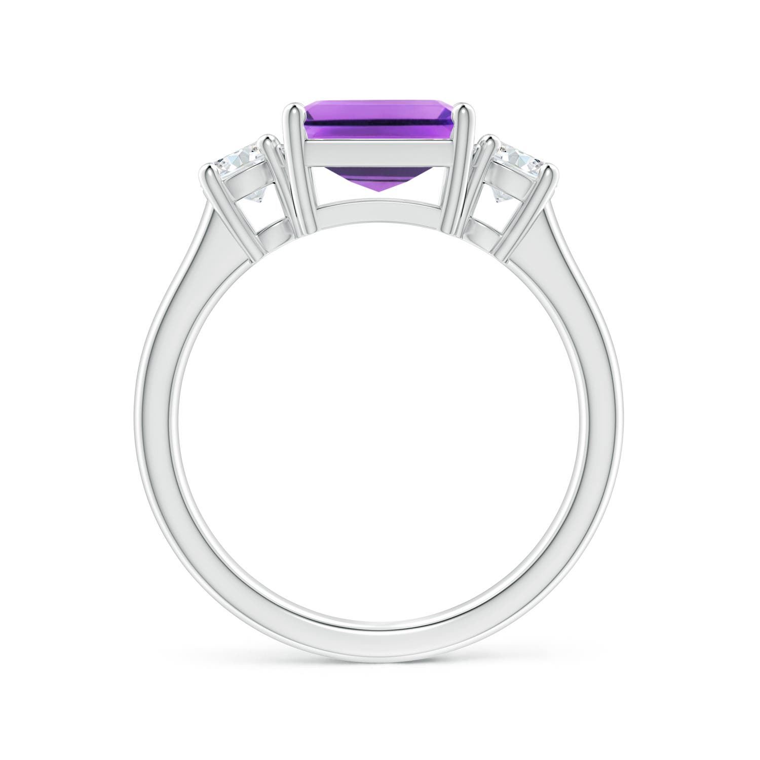 AA - Amethyst / 2.46 CT / 14 KT White Gold