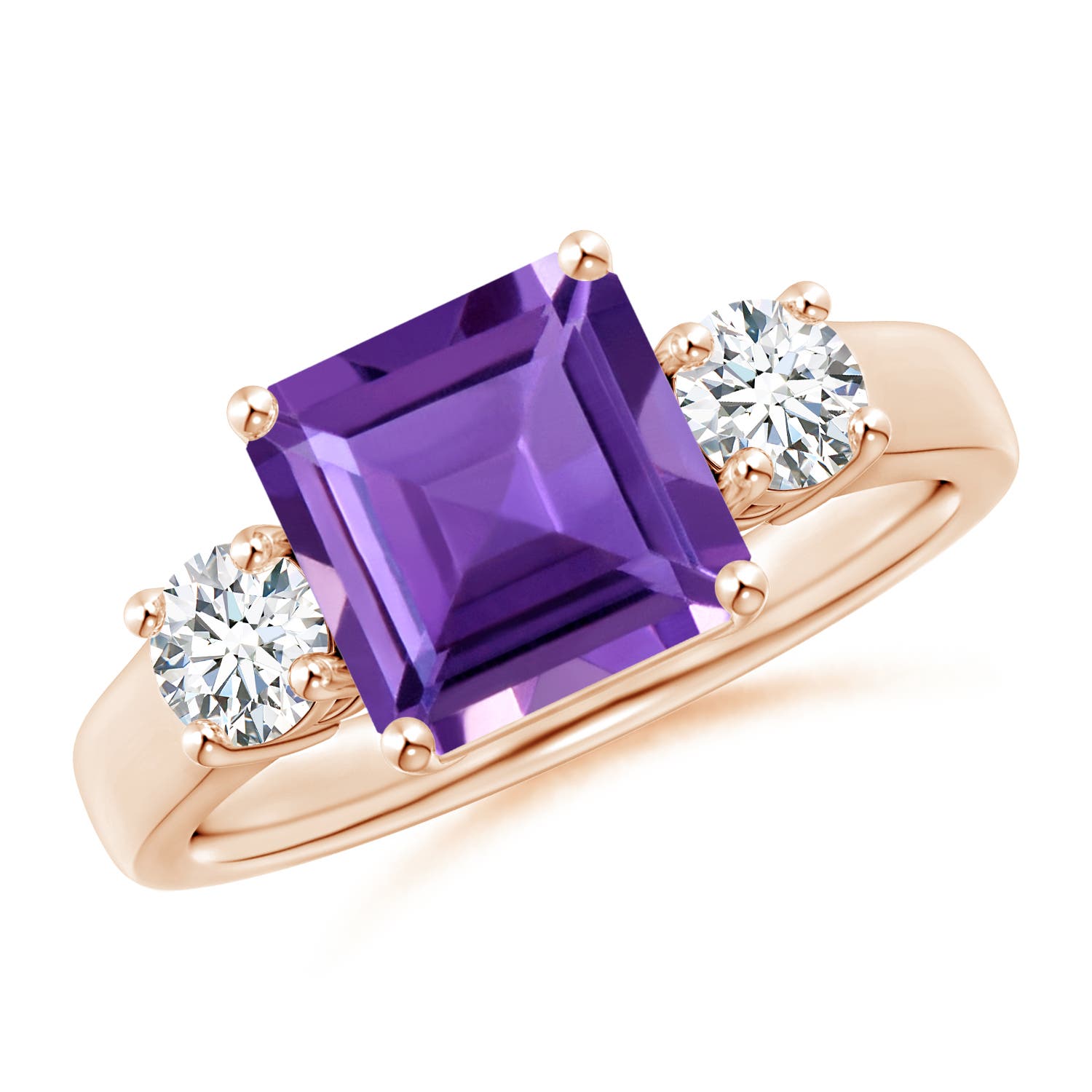 AAA - Amethyst / 2.46 CT / 14 KT Rose Gold