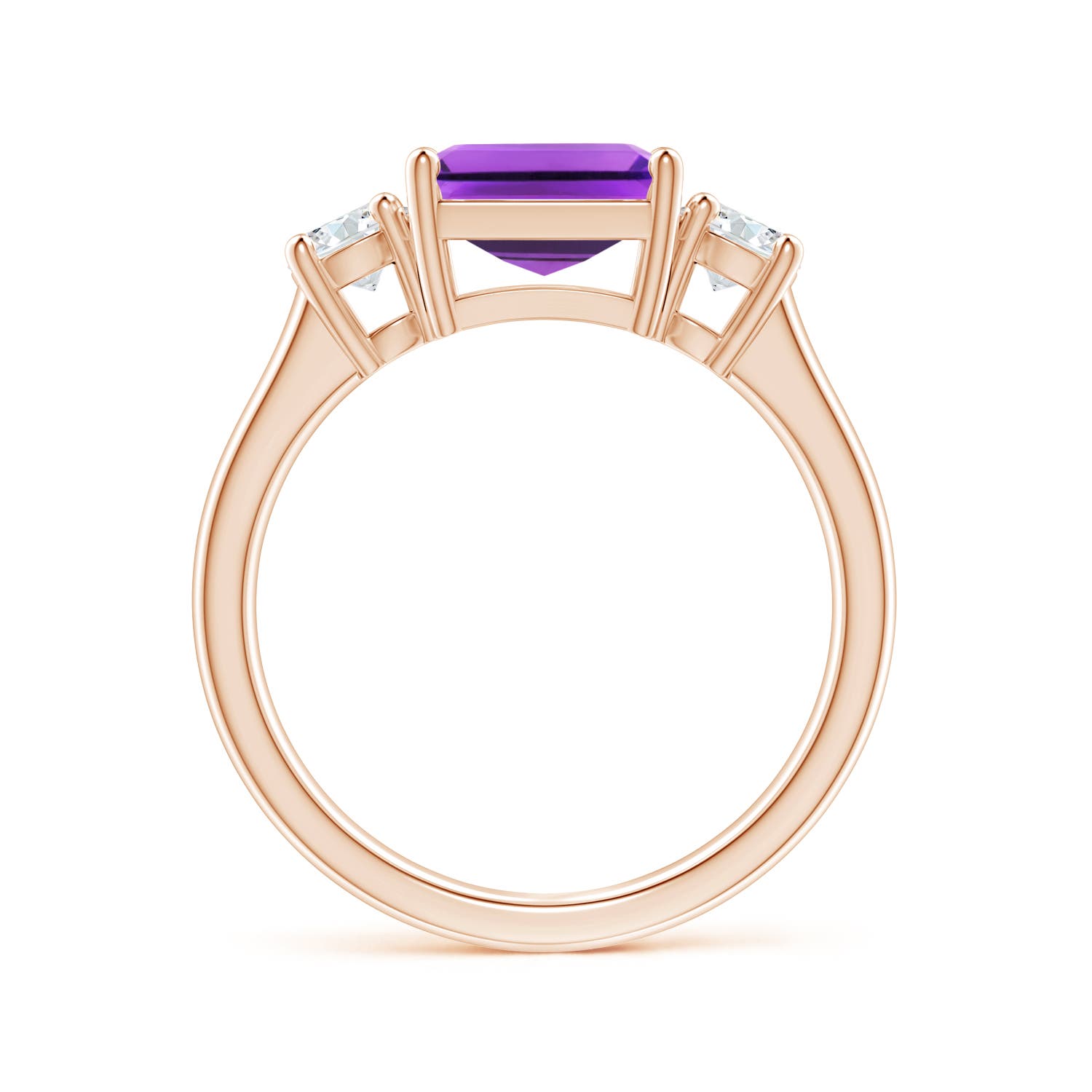 AAA - Amethyst / 2.46 CT / 14 KT Rose Gold