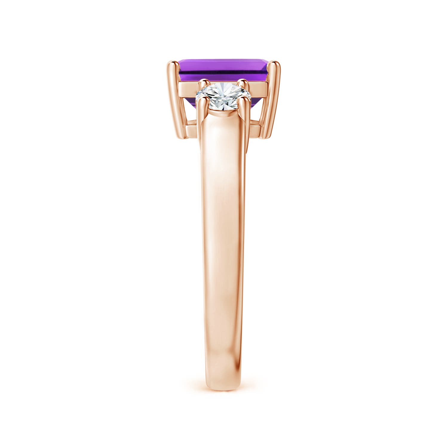 AAA - Amethyst / 2.46 CT / 14 KT Rose Gold