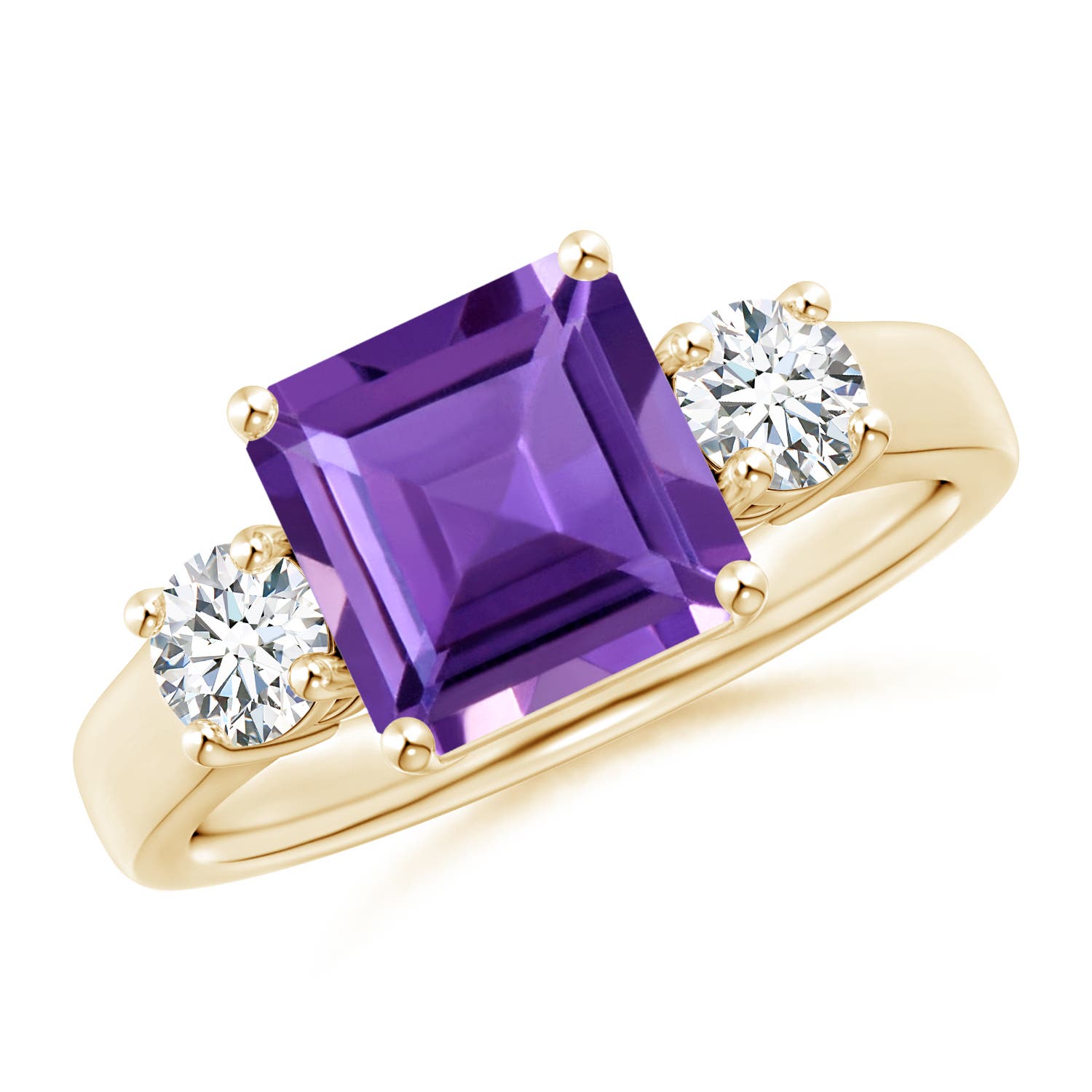 AAA - Amethyst / 2.46 CT / 14 KT Yellow Gold