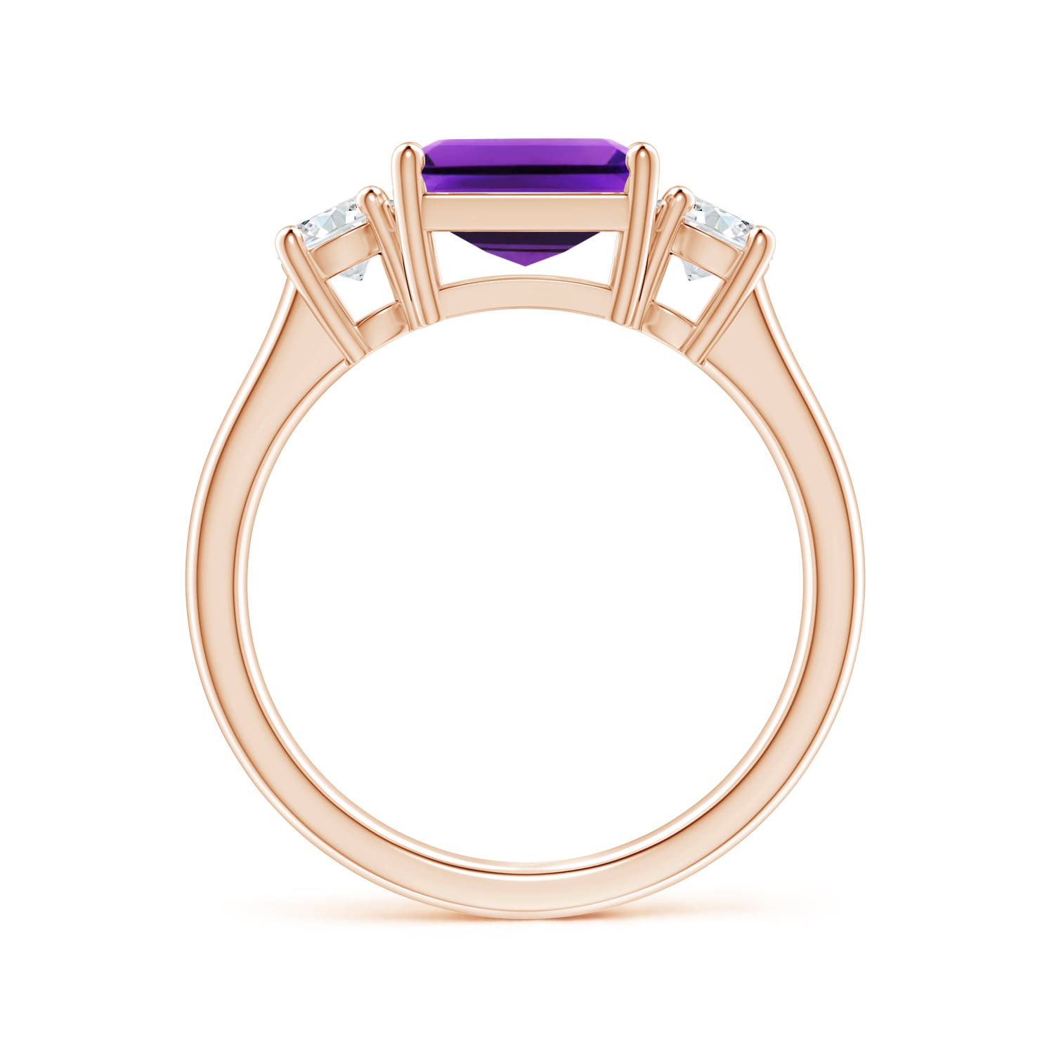 AAAA - Amethyst / 2.46 CT / 14 KT Rose Gold