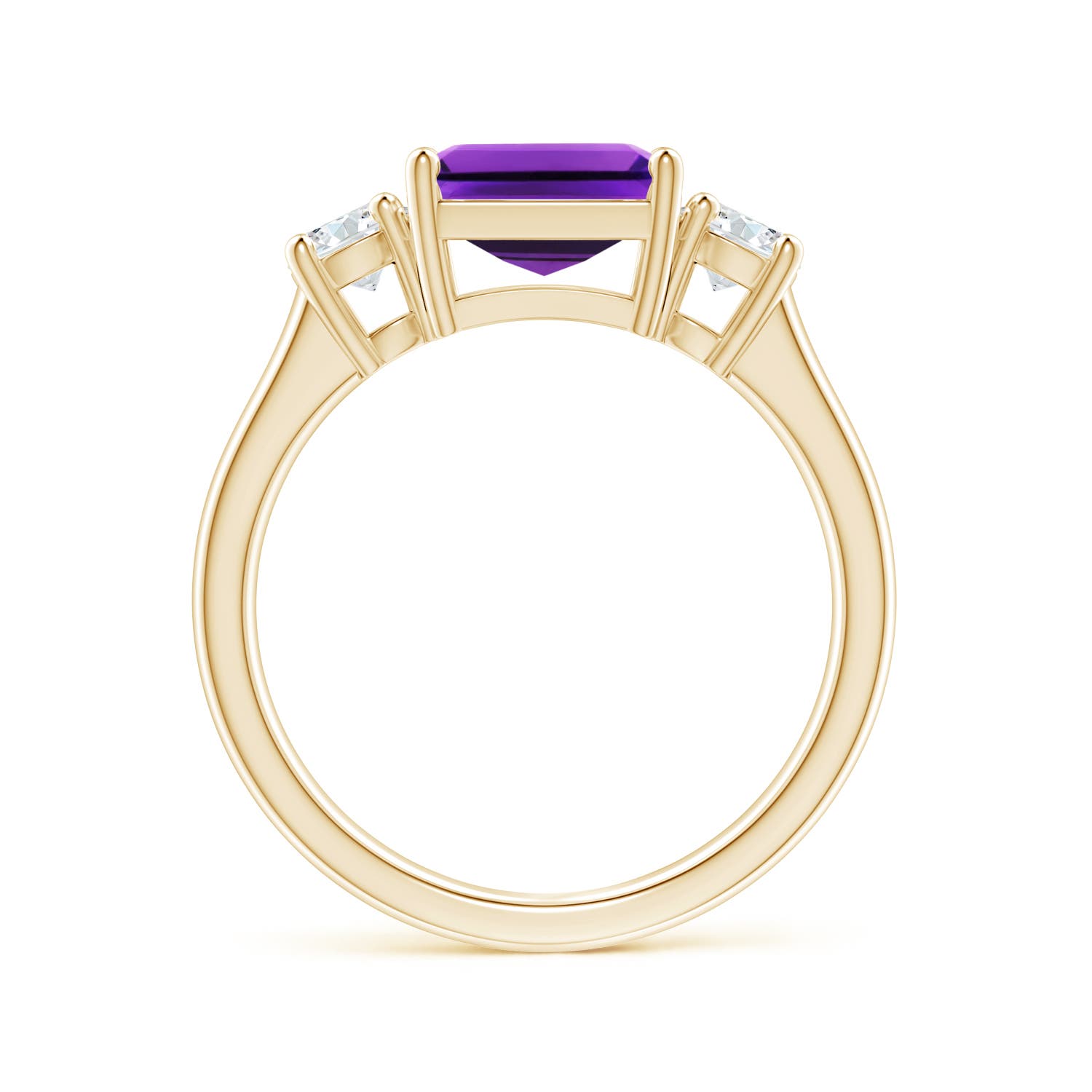 AAAA - Amethyst / 2.46 CT / 14 KT Yellow Gold