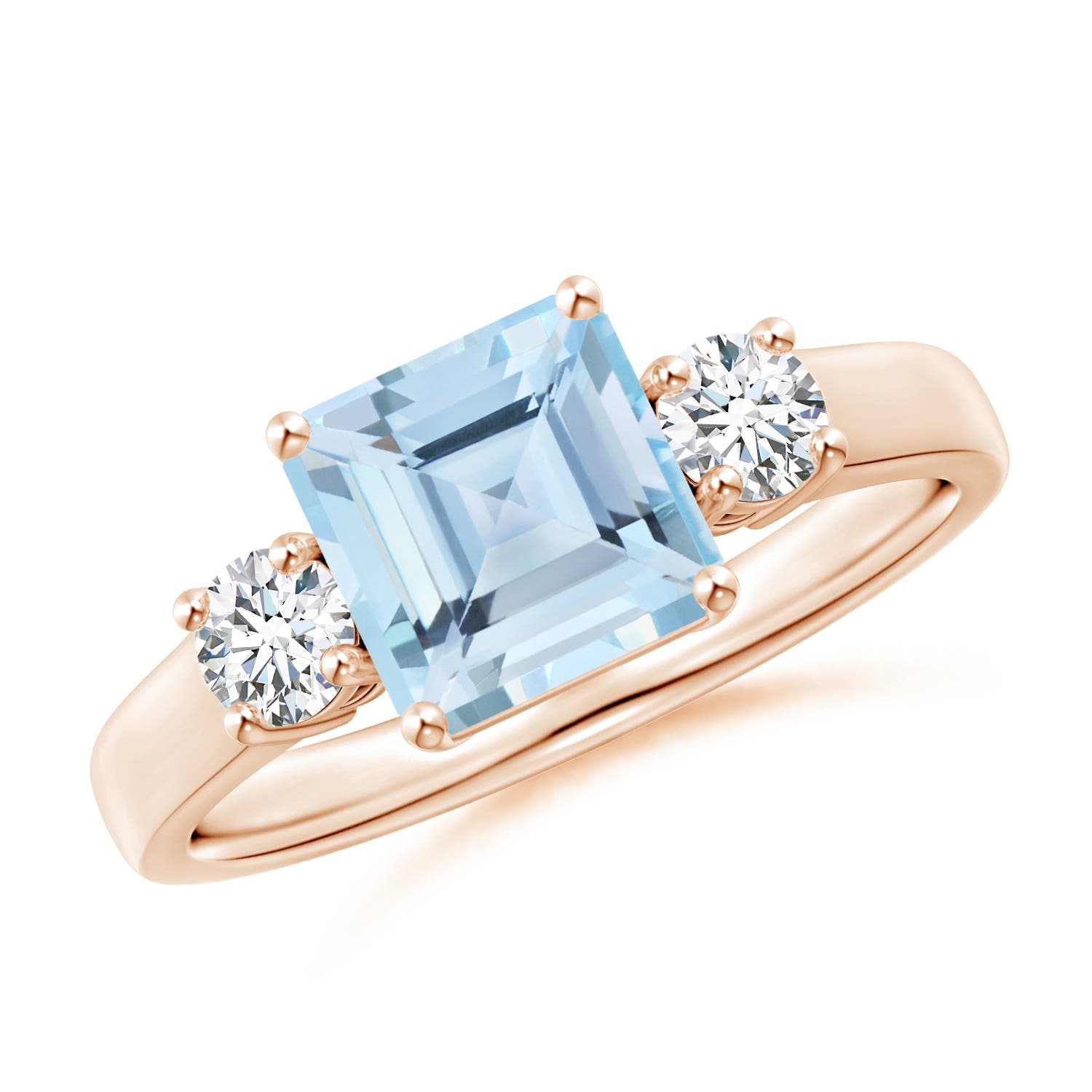 AAA - Aquamarine / 1.67 CT / 14 KT Rose Gold