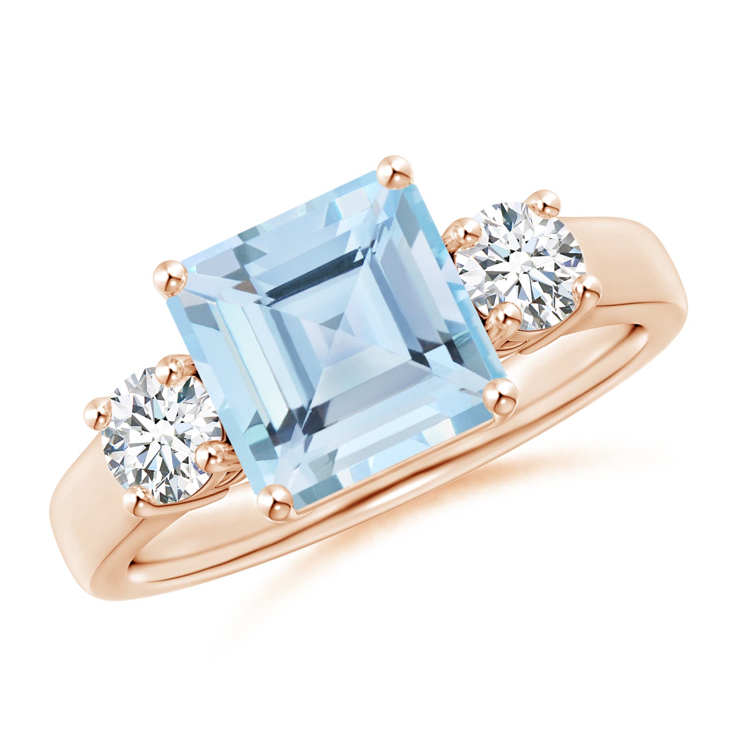 AAA - Aquamarine / 2.46 CT / 14 KT Rose Gold