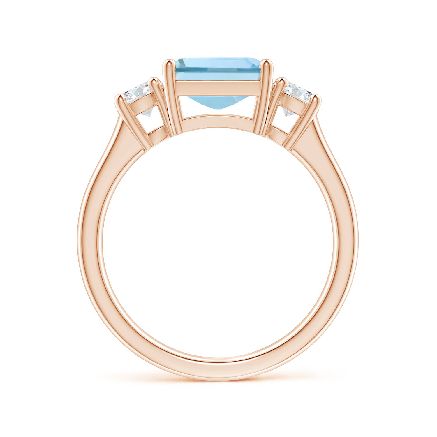 AAA - Aquamarine / 2.46 CT / 14 KT Rose Gold