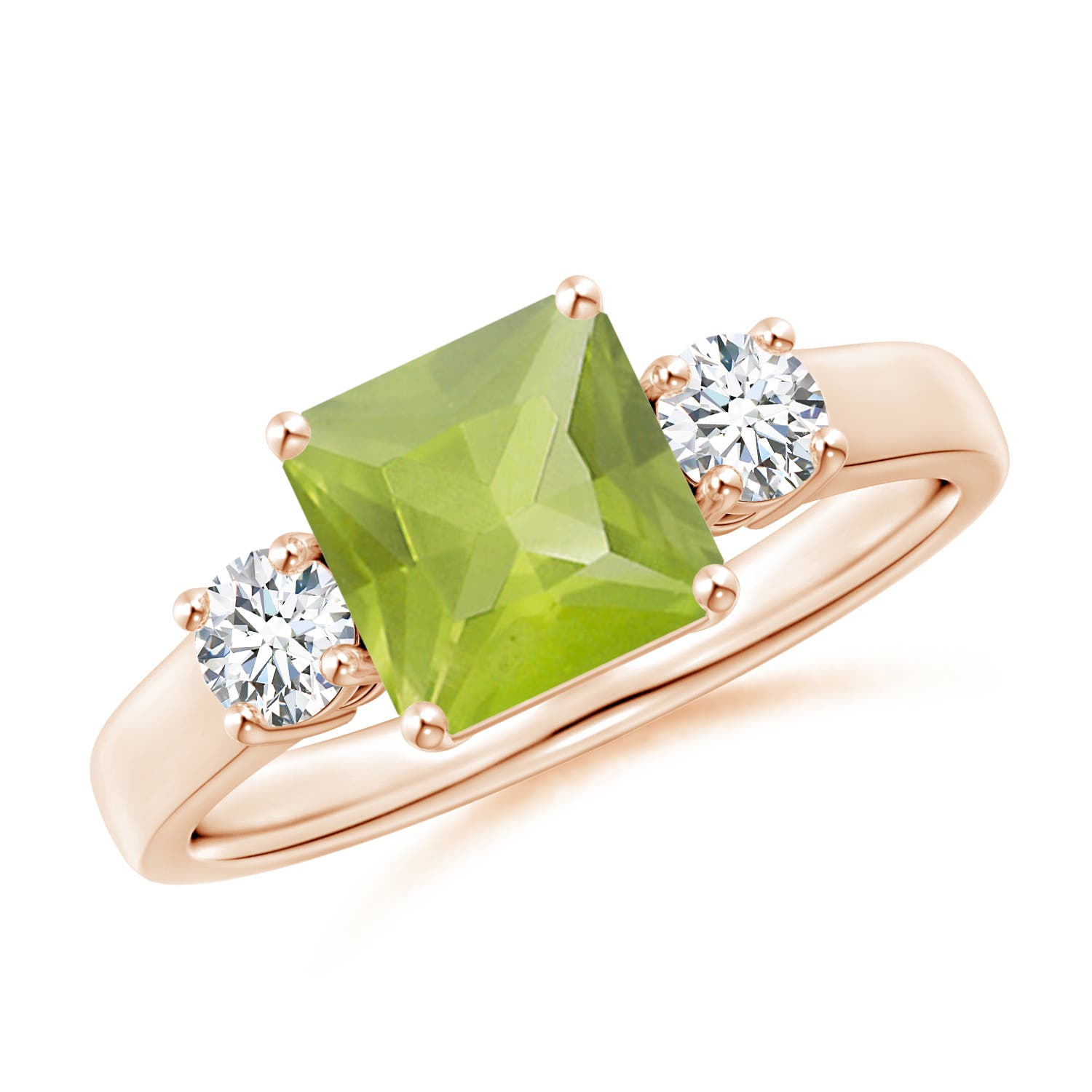 AA - Peridot / 1.62 CT / 14 KT Rose Gold