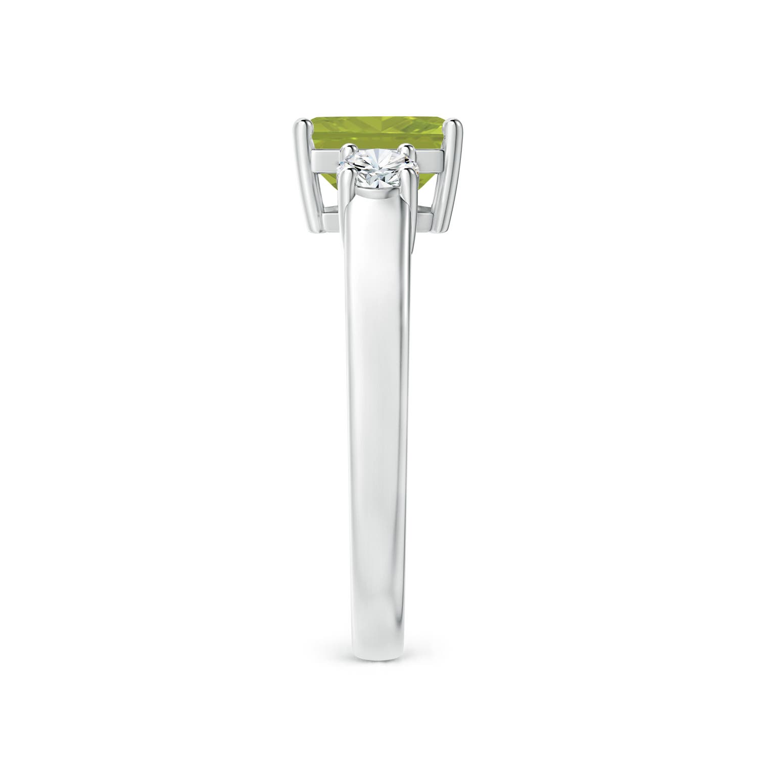 AA - Peridot / 1.62 CT / 14 KT White Gold