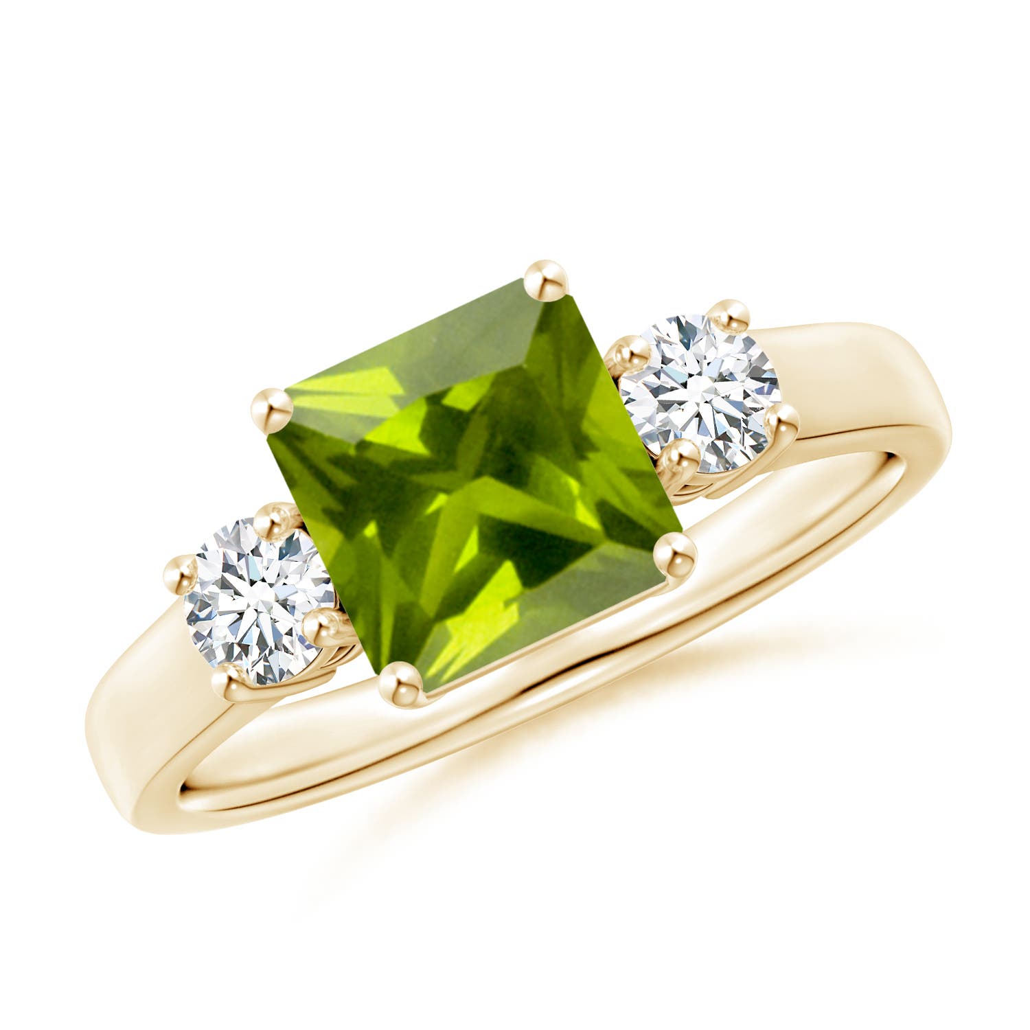 AAA - Peridot / 1.62 CT / 14 KT Yellow Gold