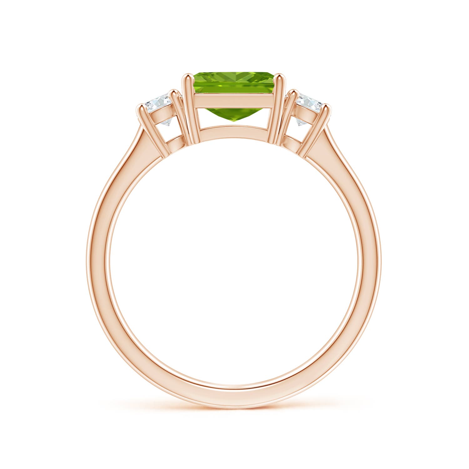 AAAA - Peridot / 1.62 CT / 14 KT Rose Gold