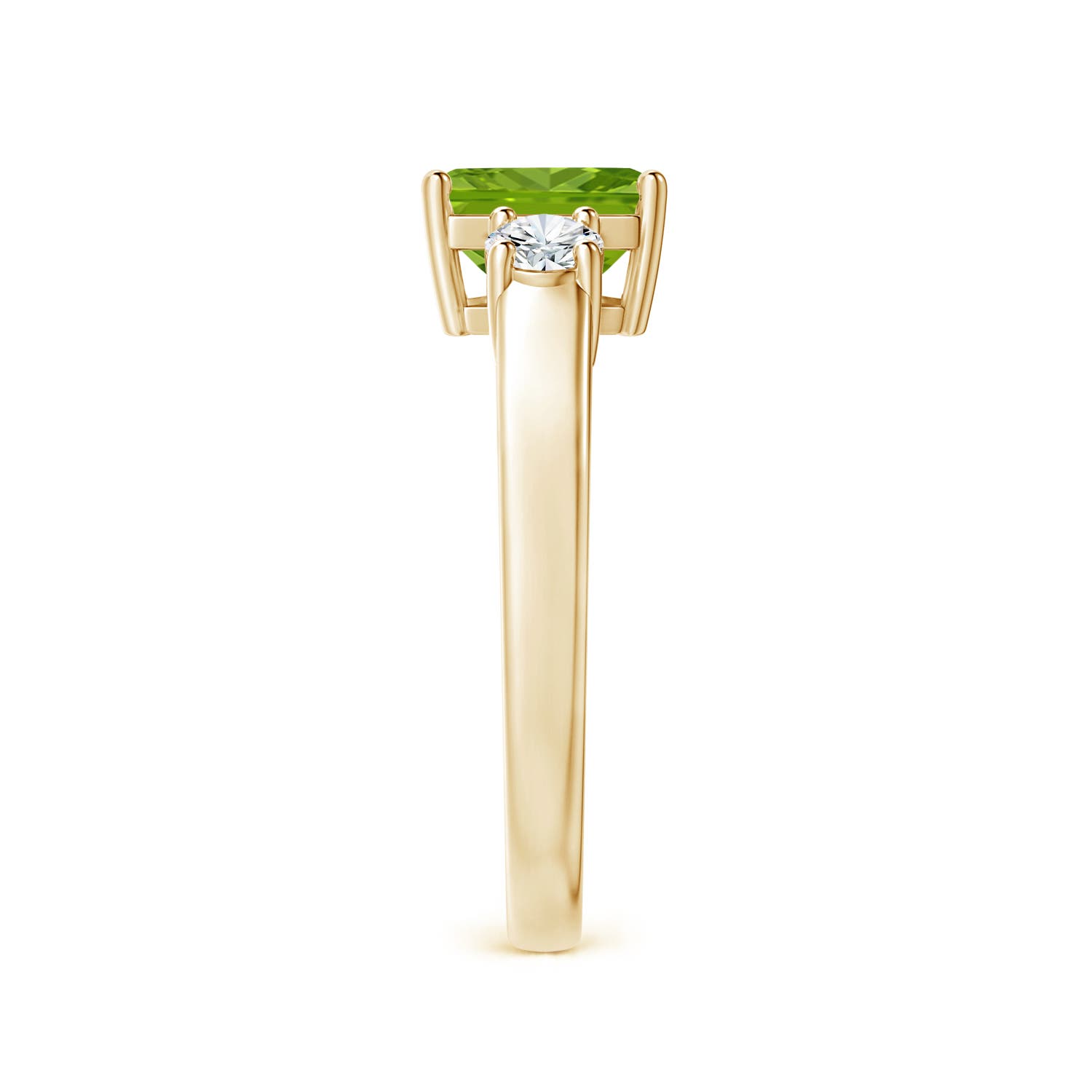 AAAA - Peridot / 1.62 CT / 14 KT Yellow Gold