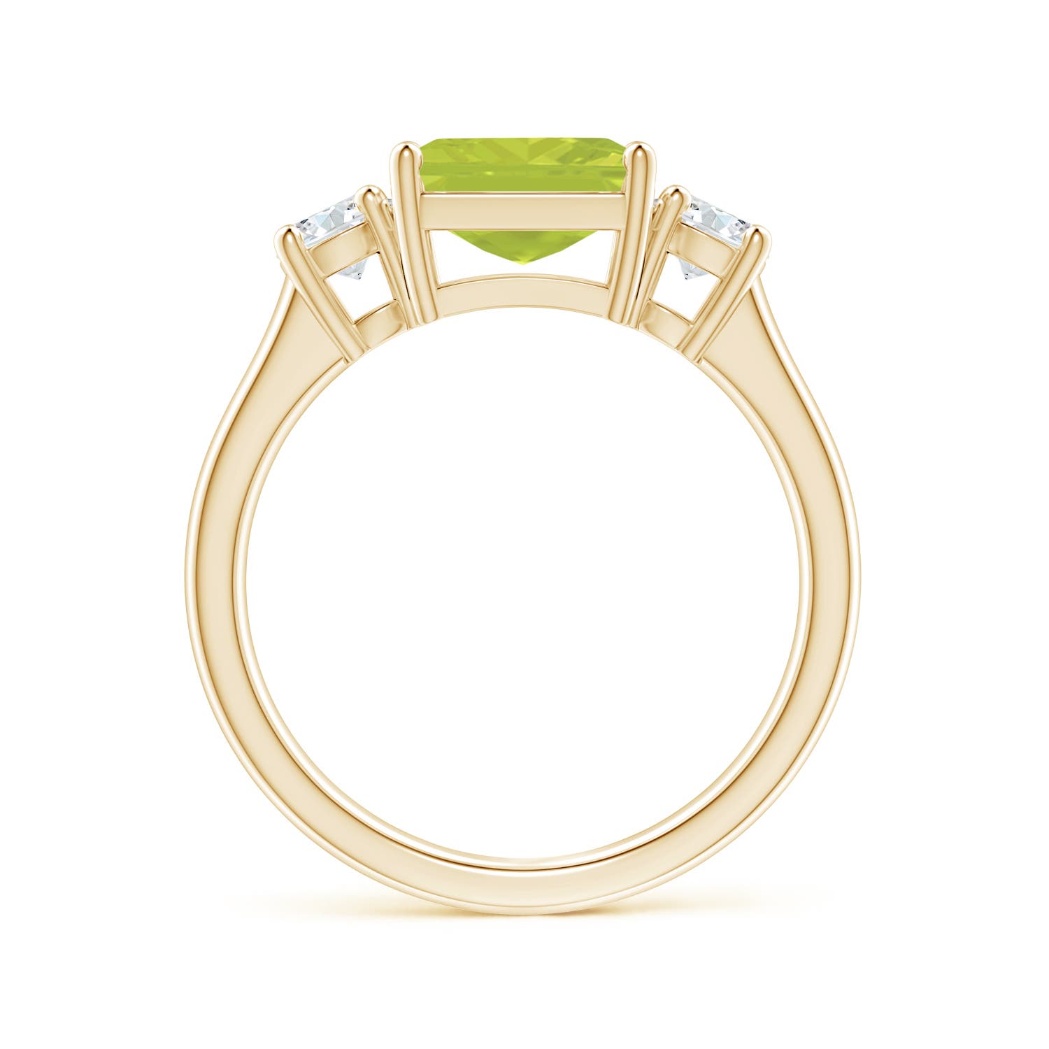 A - Peridot / 2.46 CT / 14 KT Yellow Gold