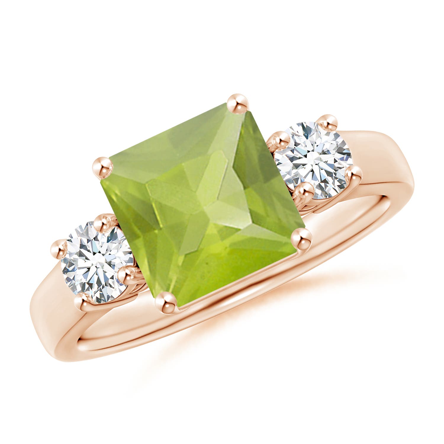 AA - Peridot / 2.46 CT / 14 KT Rose Gold