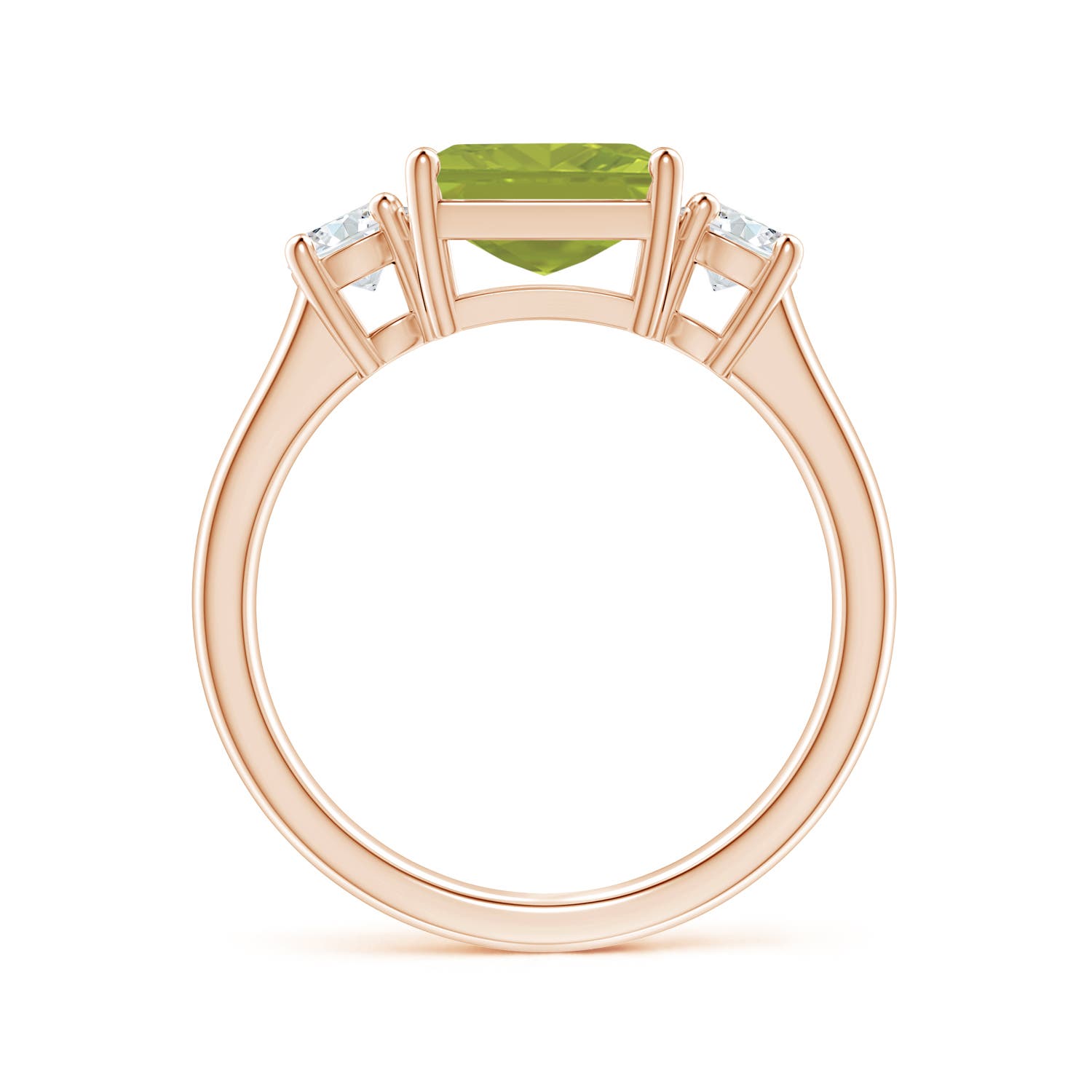 AA - Peridot / 2.46 CT / 14 KT Rose Gold