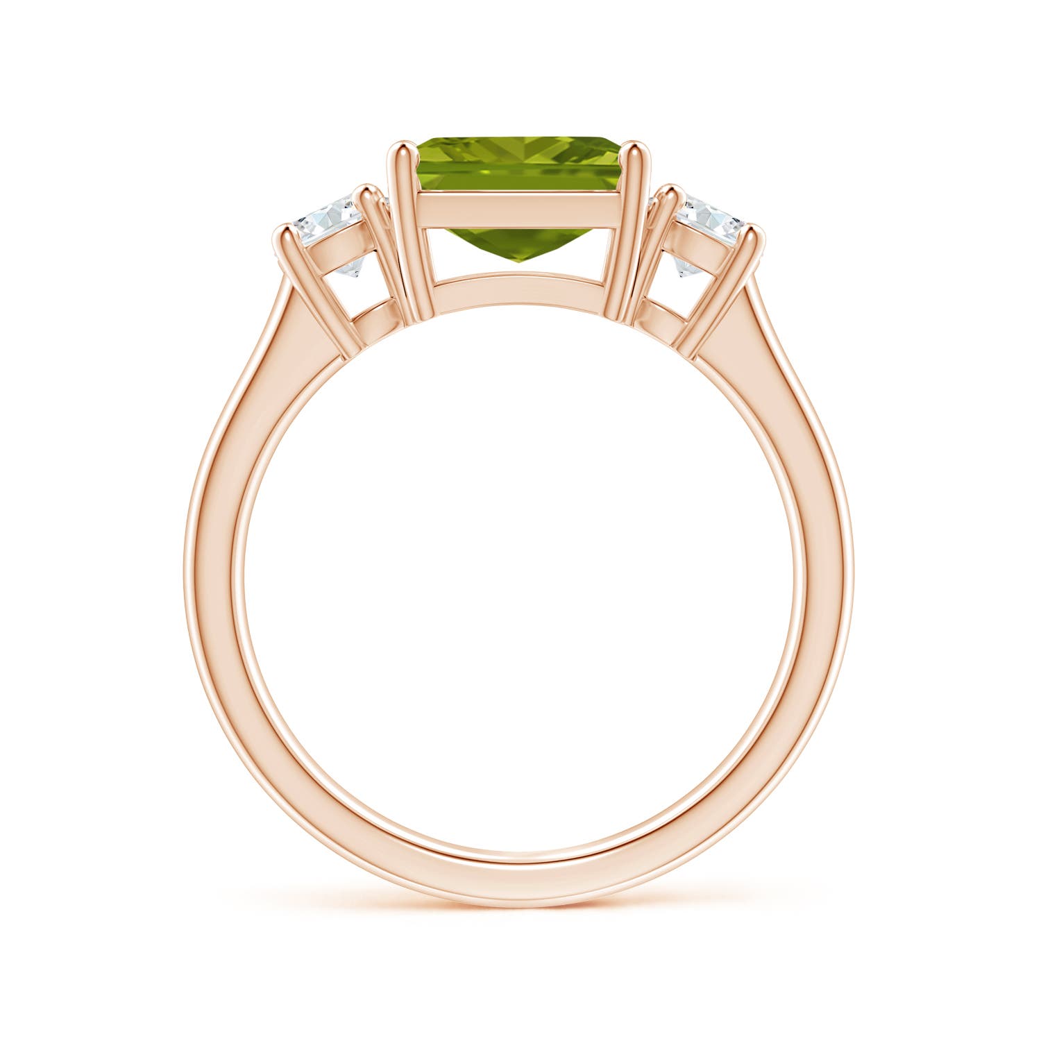 AAA - Peridot / 2.46 CT / 14 KT Rose Gold