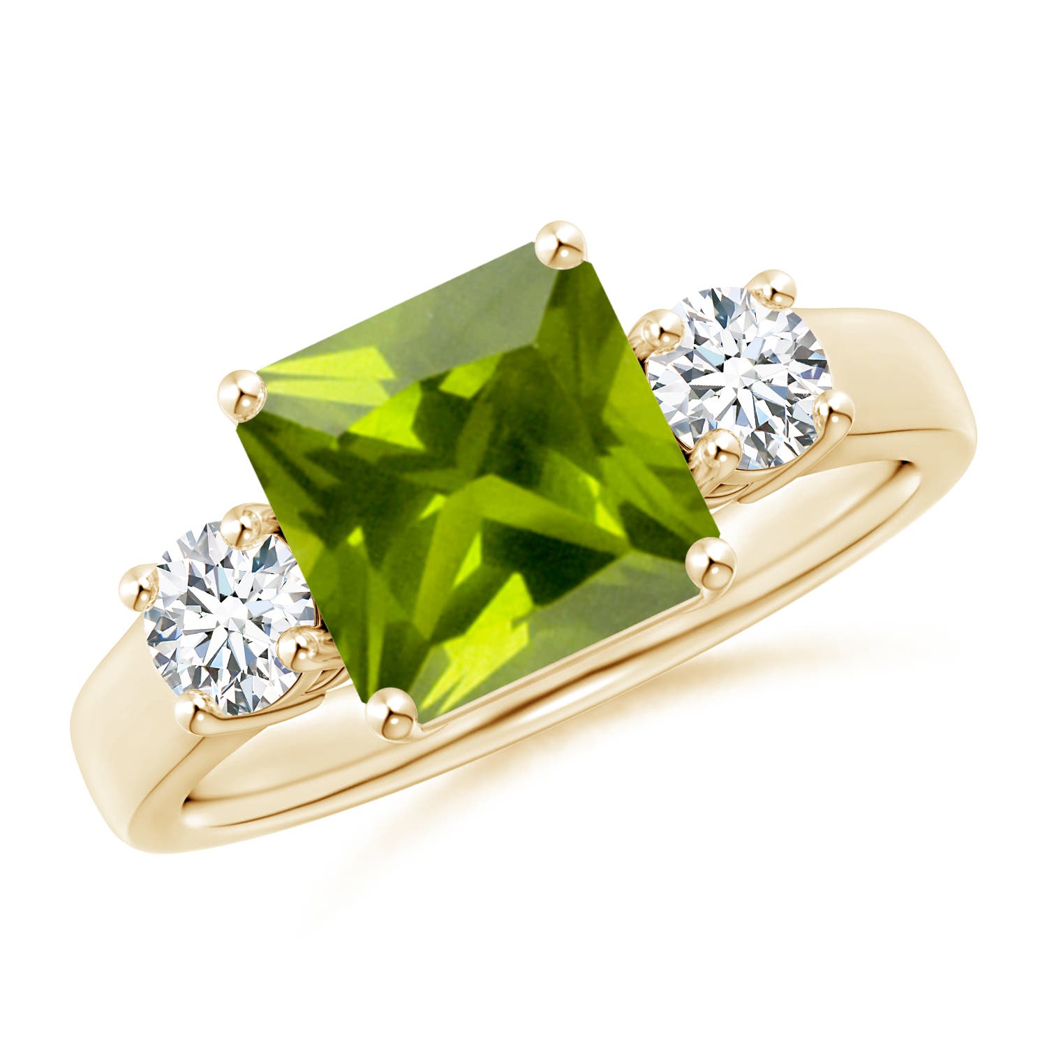 AAA - Peridot / 2.46 CT / 14 KT Yellow Gold