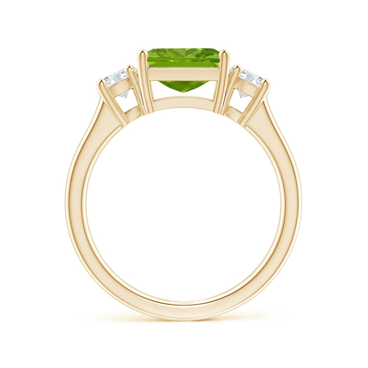 AAAA - Peridot / 2.46 CT / 14 KT Yellow Gold