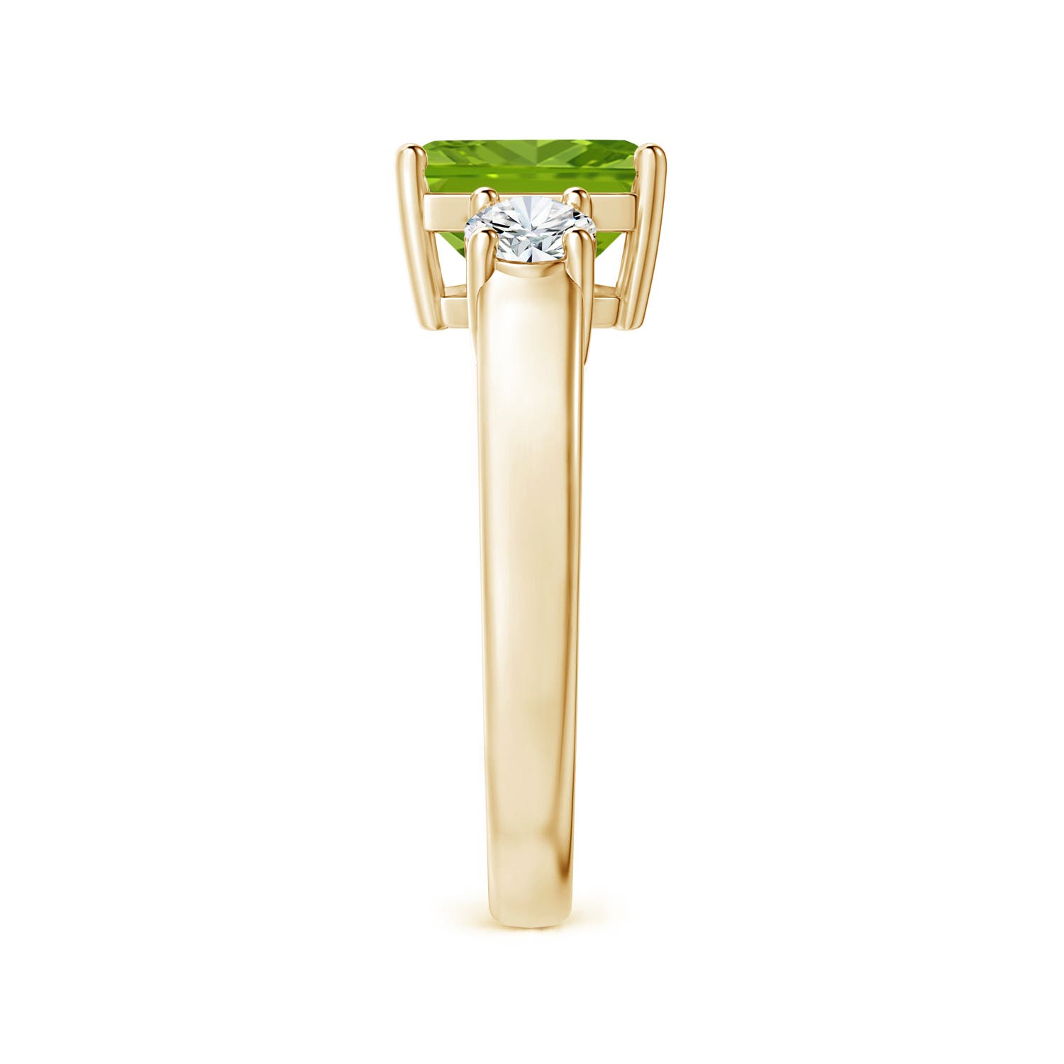 AAAA - Peridot / 2.46 CT / 14 KT Yellow Gold