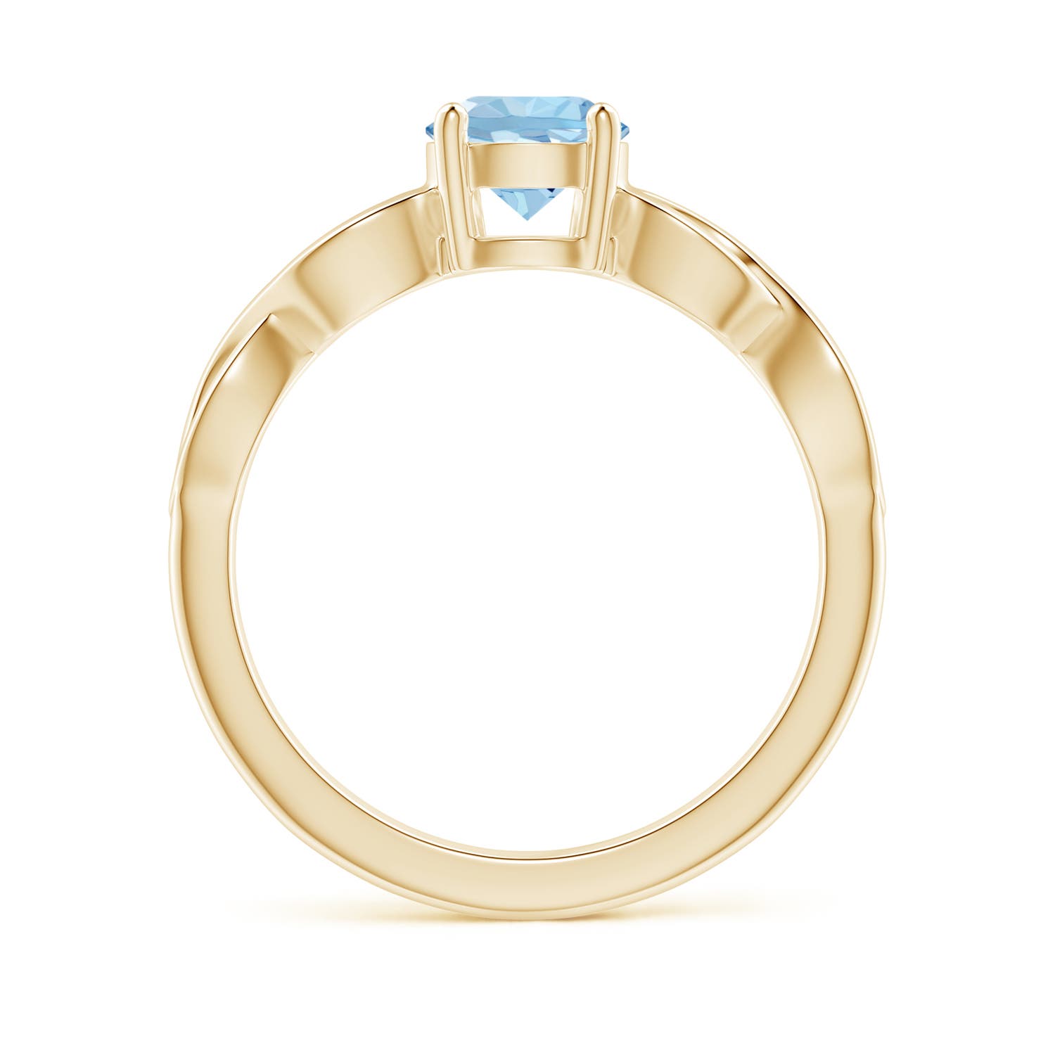 AAA - Aquamarine / 0.72 CT / 14 KT Yellow Gold