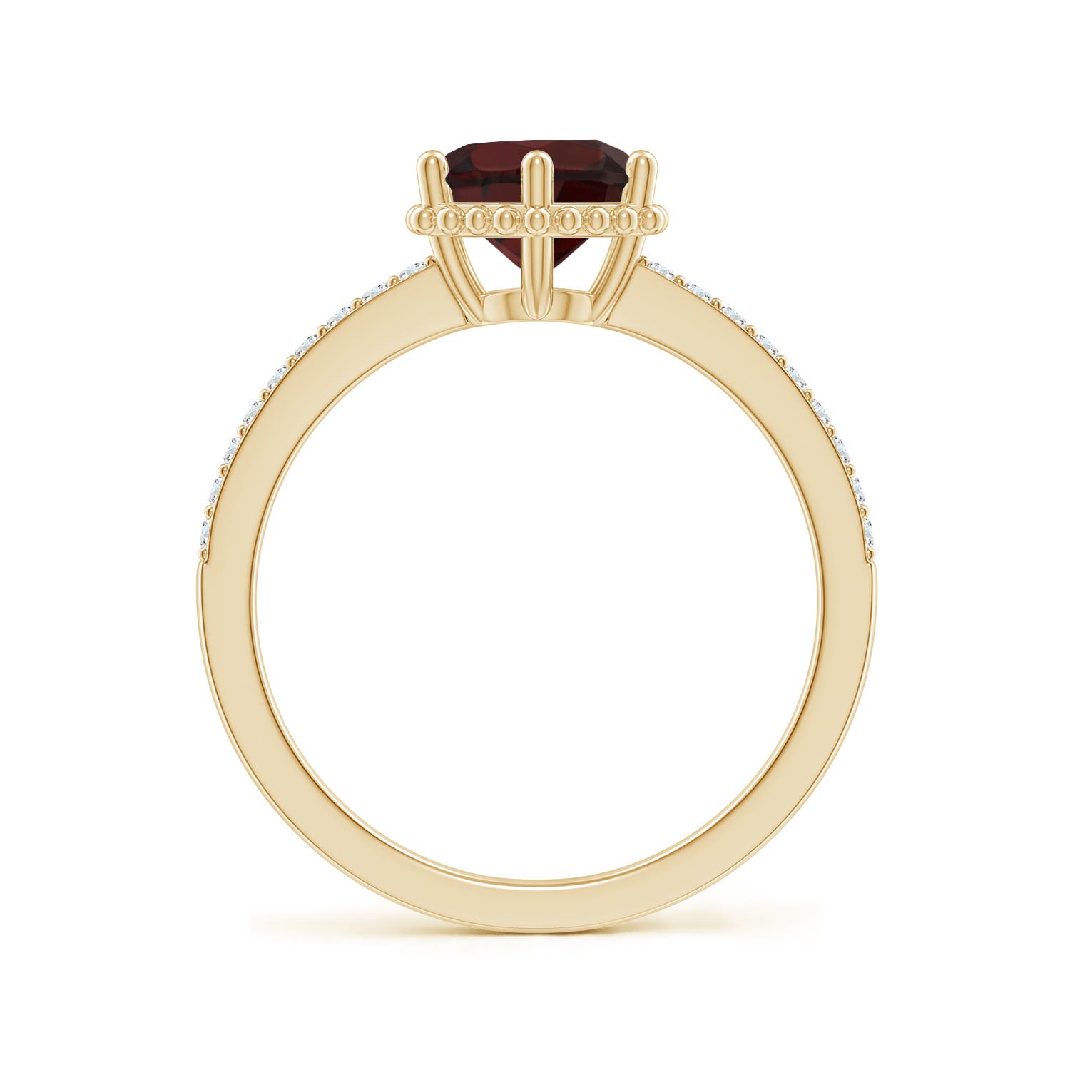 A - Garnet / 1.64 CT / 14 KT Yellow Gold