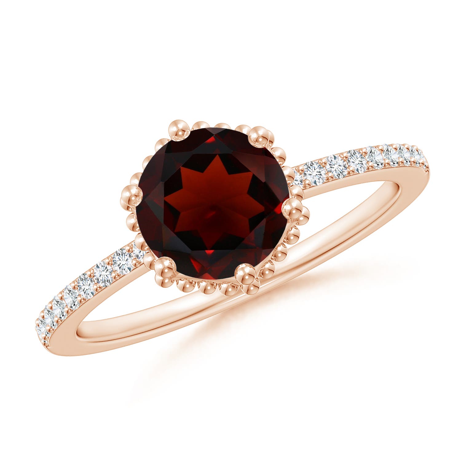 AA - Garnet / 1.64 CT / 14 KT Rose Gold