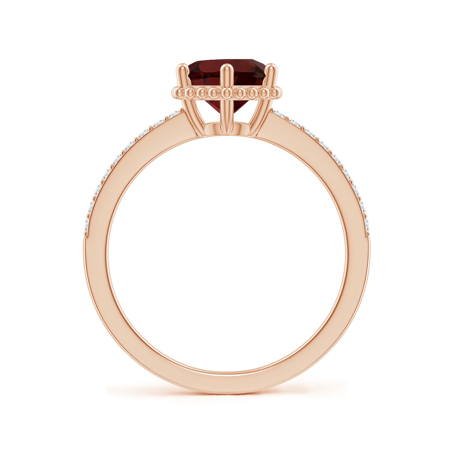 AA - Garnet / 1.64 CT / 14 KT Rose Gold