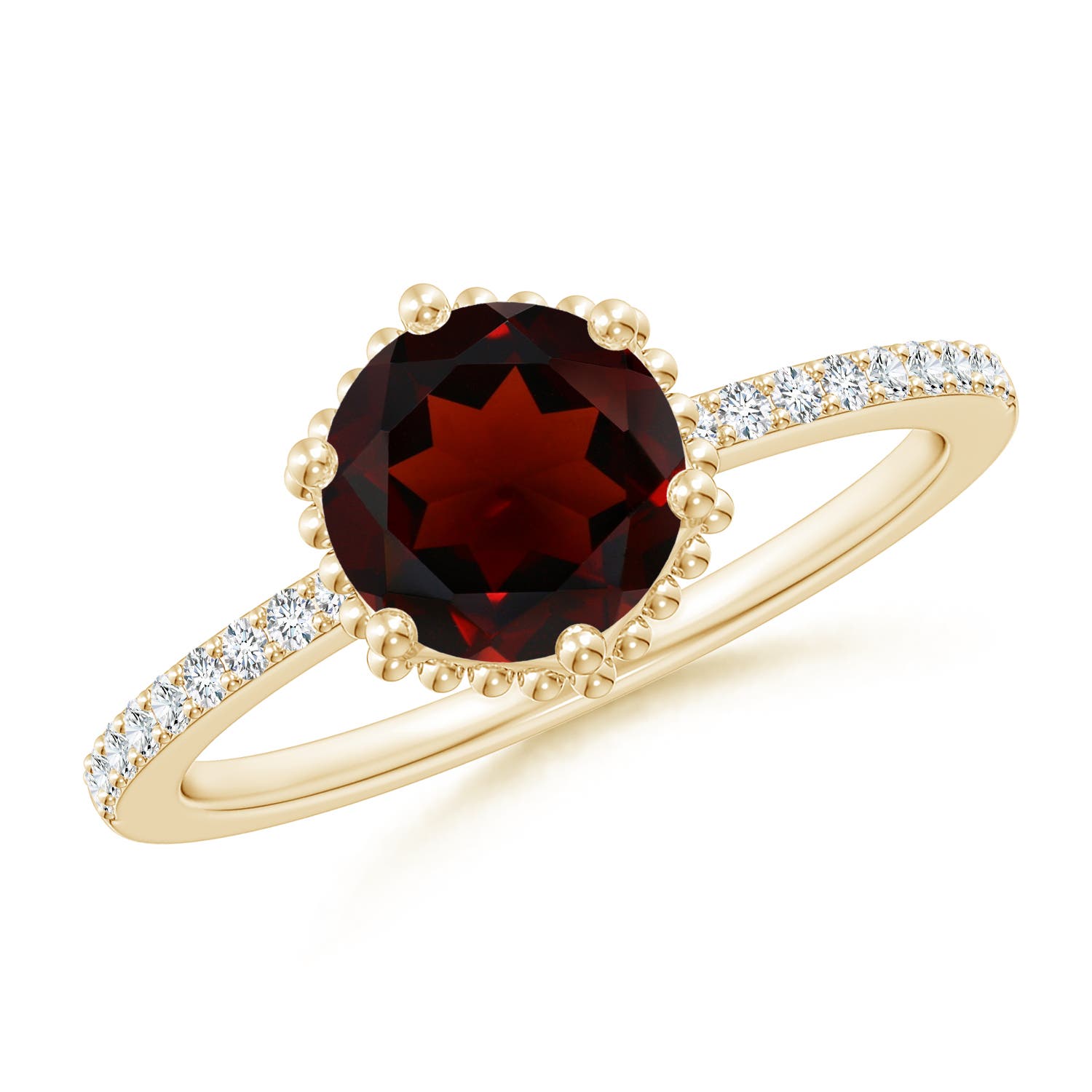 AA - Garnet / 1.64 CT / 14 KT Yellow Gold