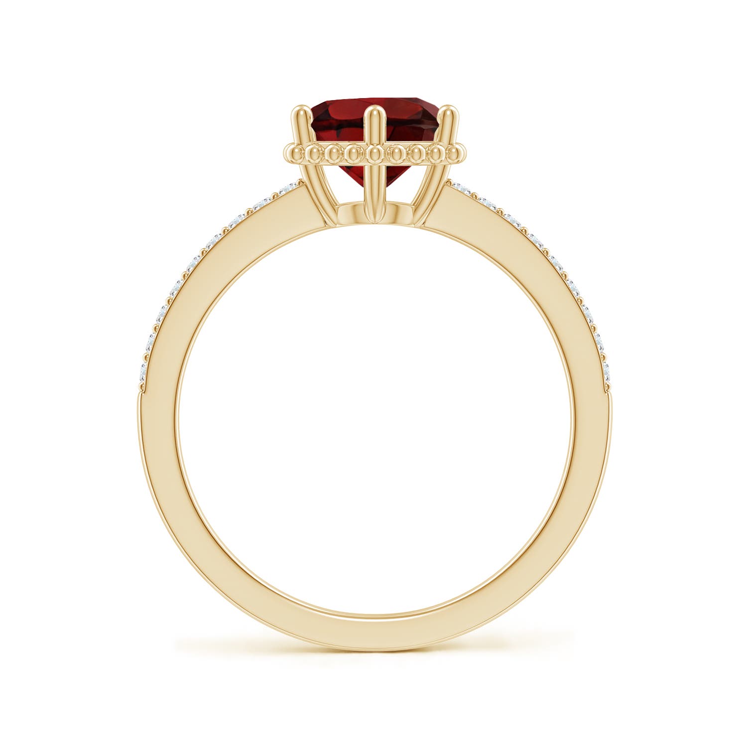 AAA - Garnet / 1.64 CT / 14 KT Yellow Gold