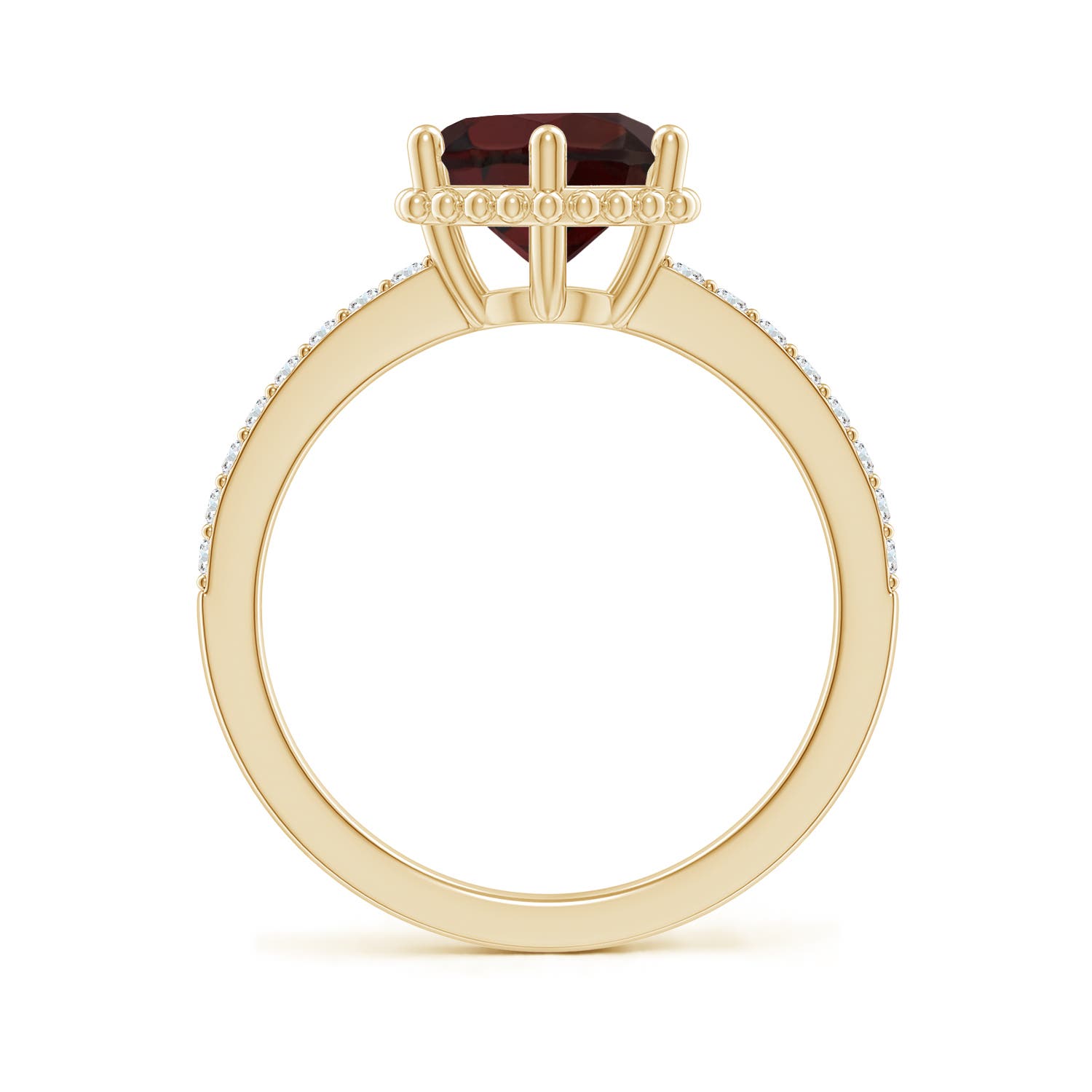 A - Garnet / 2.39 CT / 14 KT Yellow Gold