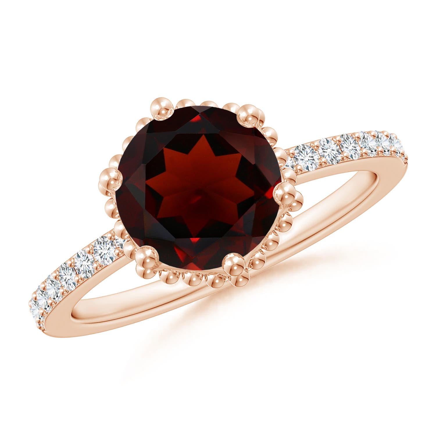 AA - Garnet / 2.39 CT / 14 KT Rose Gold