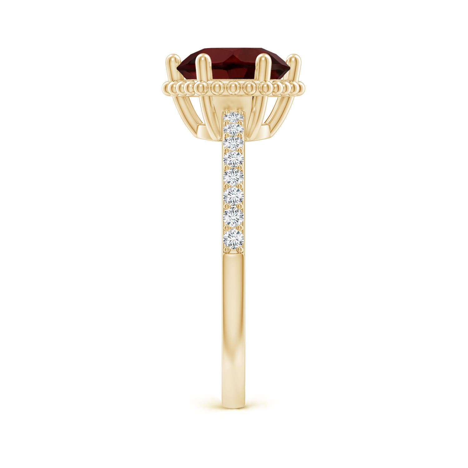 AA - Garnet / 2.39 CT / 14 KT Yellow Gold