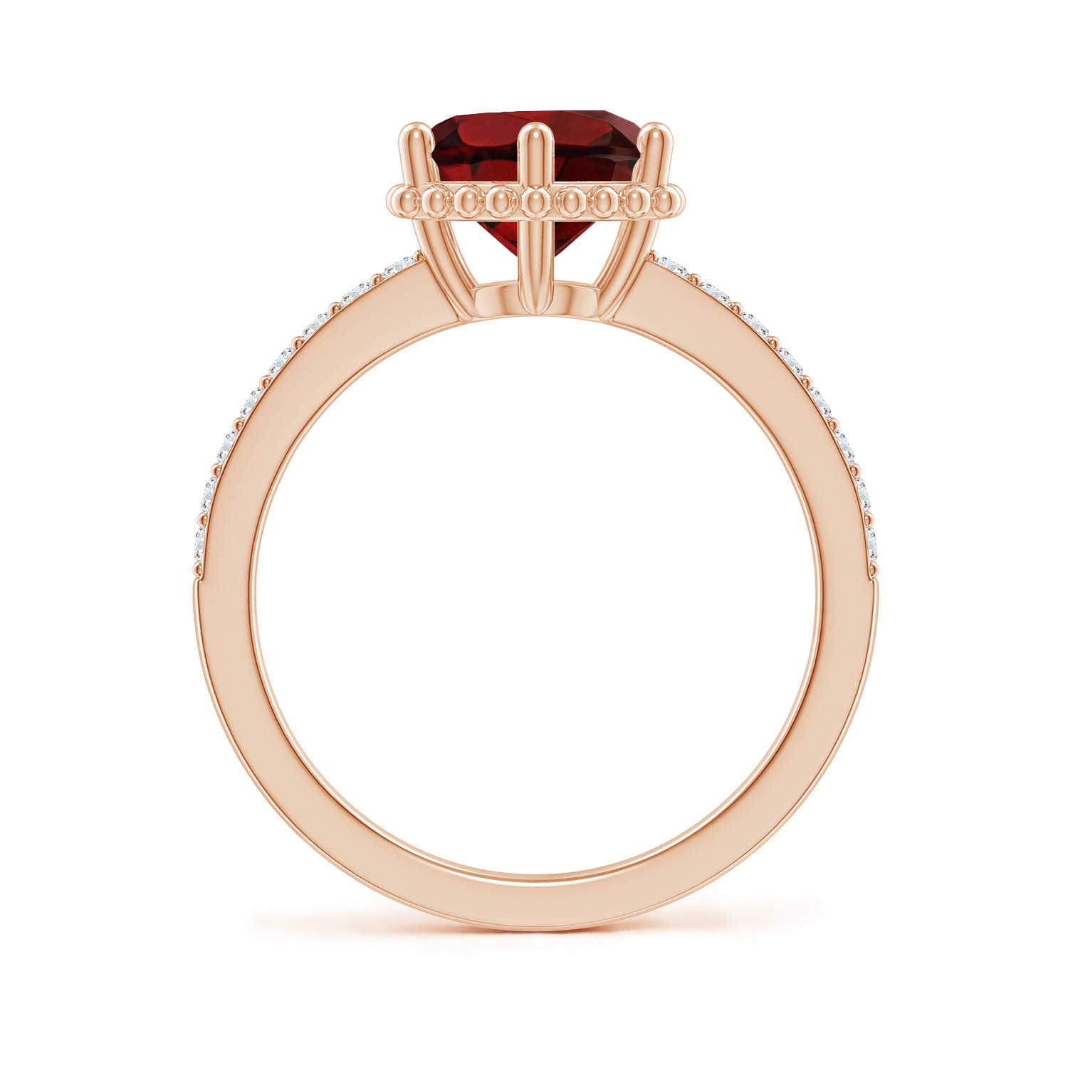 AAA - Garnet / 2.39 CT / 14 KT Rose Gold