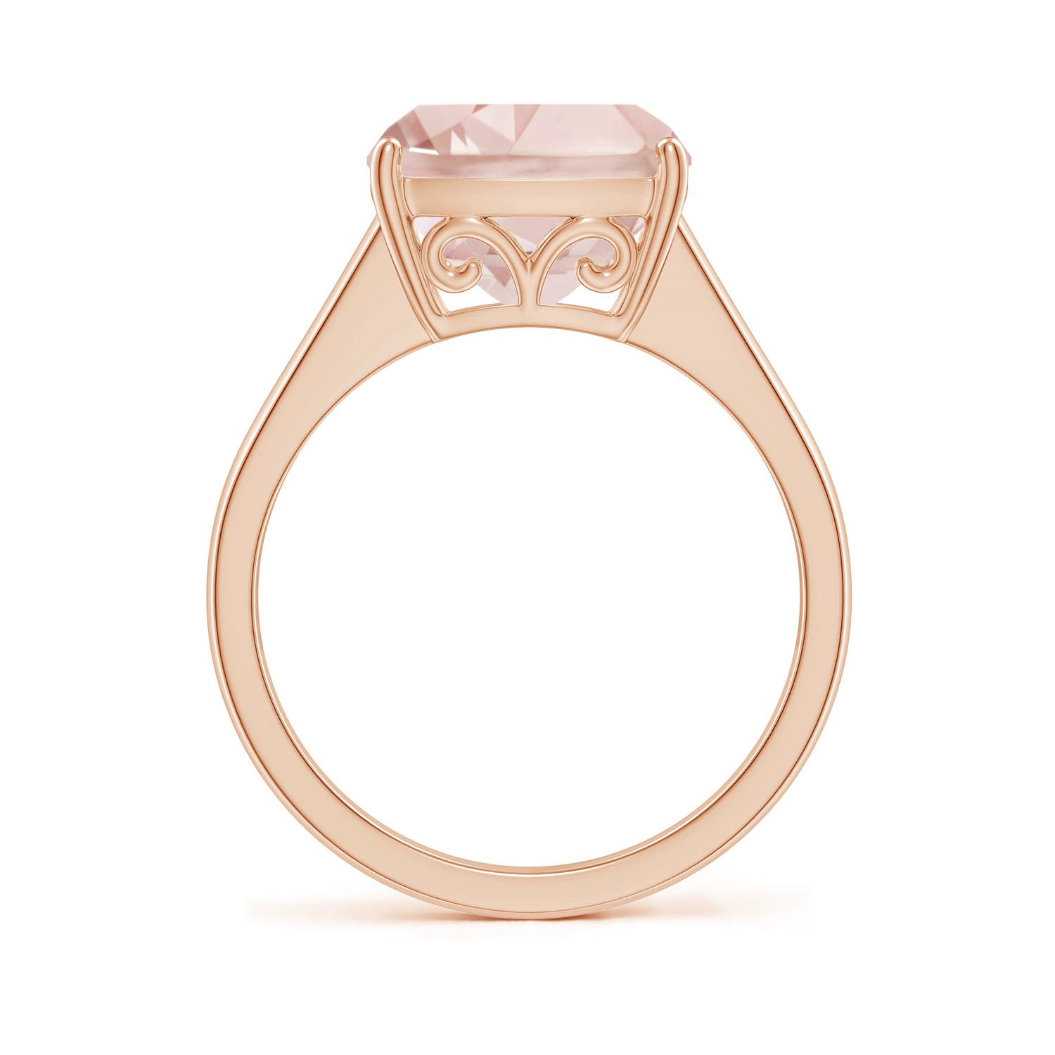 A - Morganite / 3.7 CT / 14 KT Rose Gold