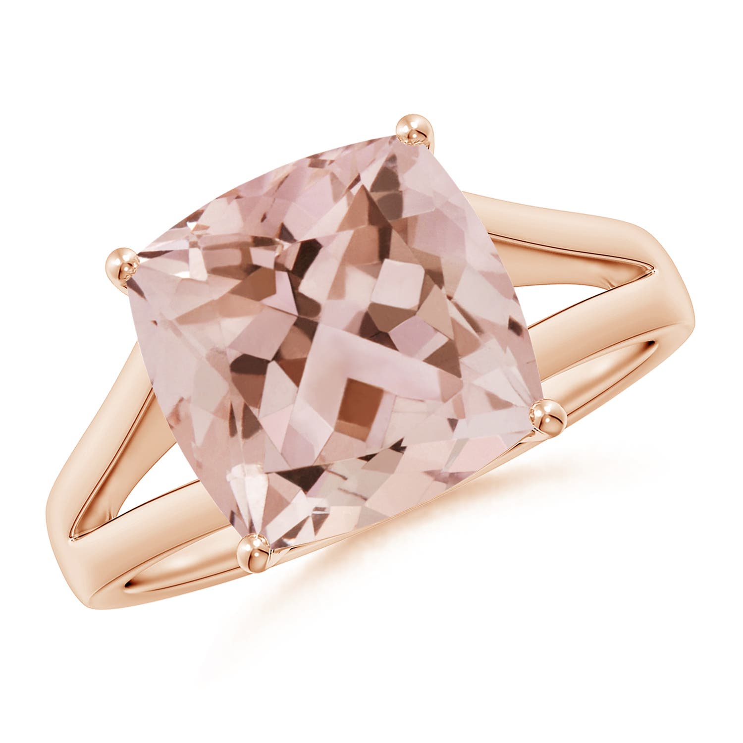 AAA - Morganite / 3.7 CT / 14 KT Rose Gold