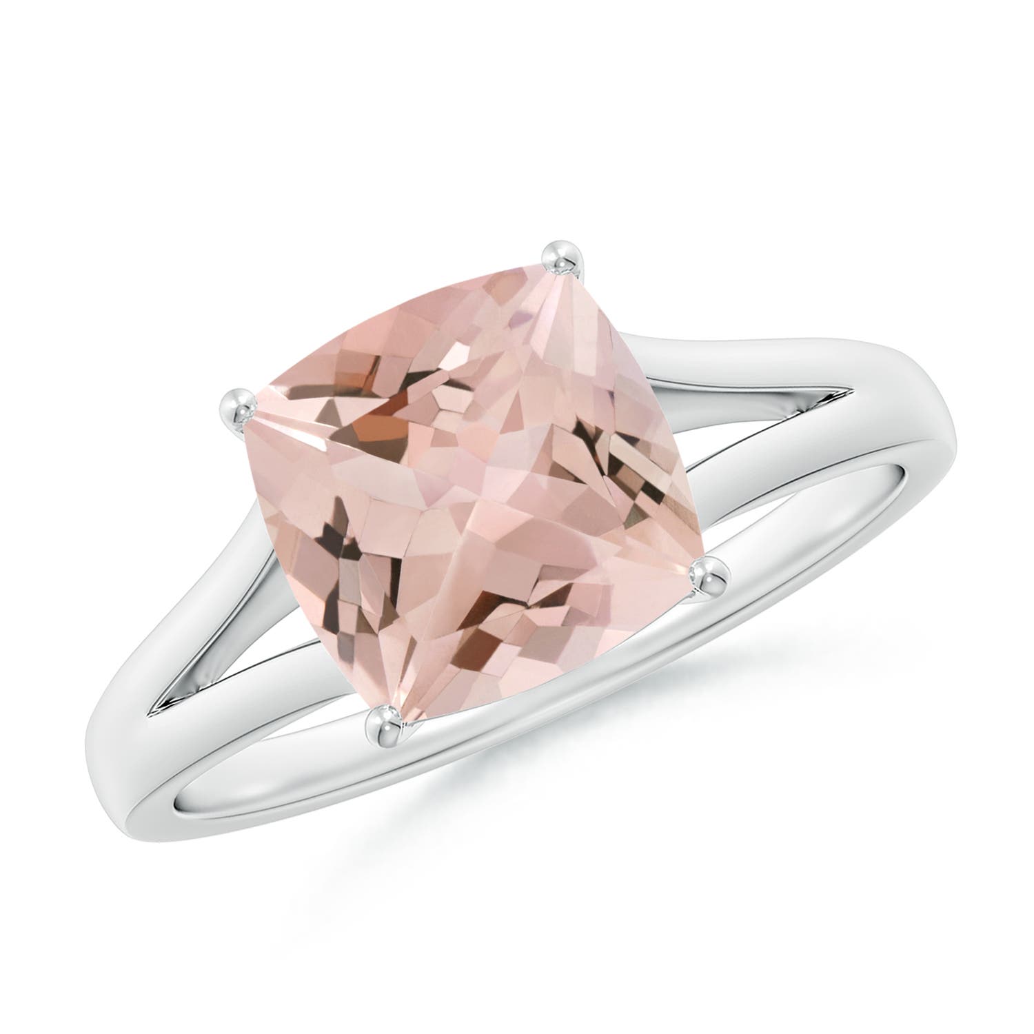 AA - Morganite / 1.8 CT / 14 KT White Gold