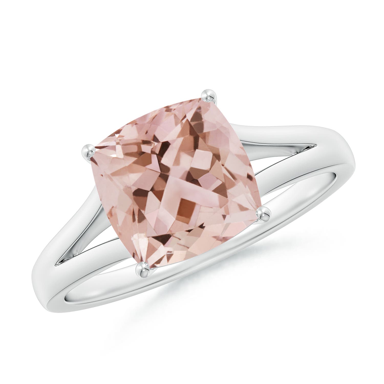 AAA - Morganite / 1.8 CT / 14 KT White Gold