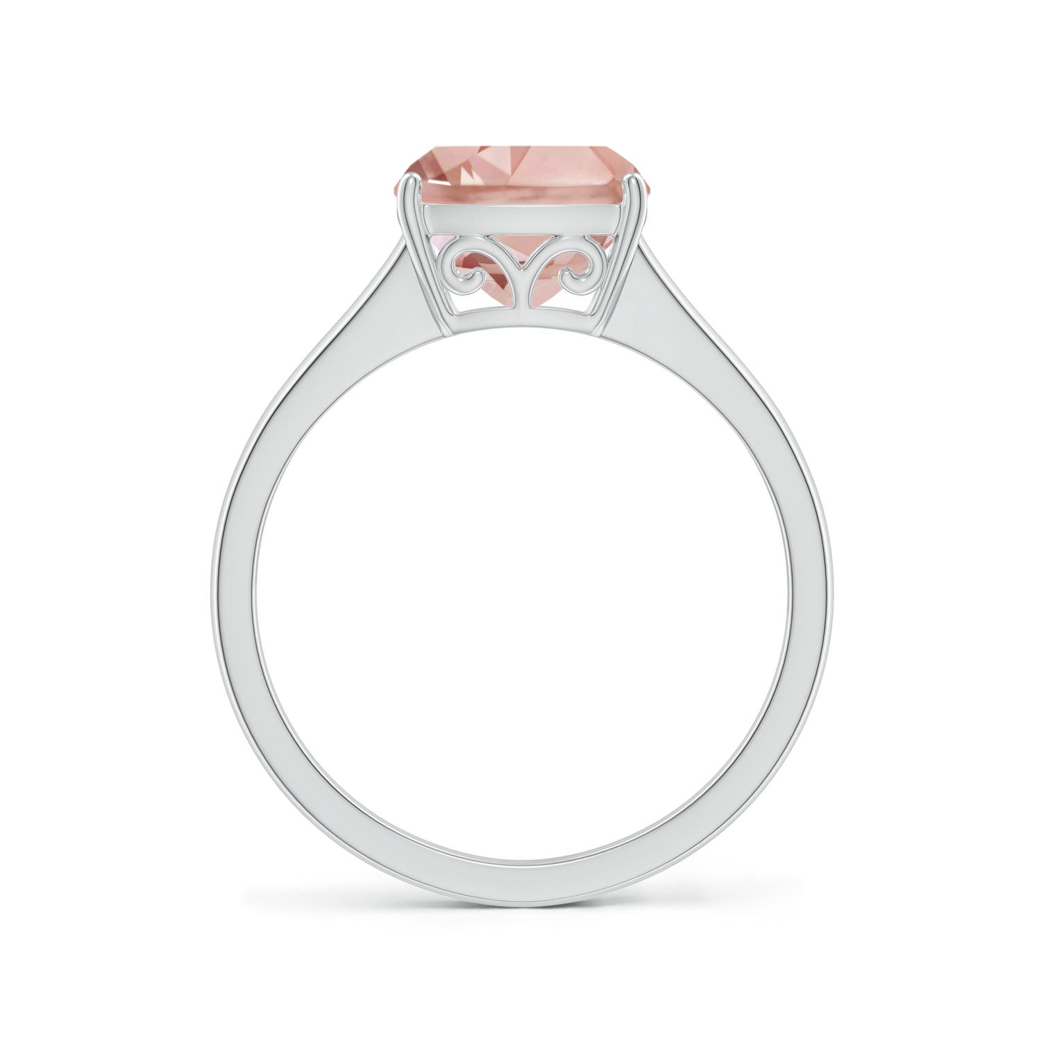 AAA - Morganite / 1.8 CT / 14 KT White Gold