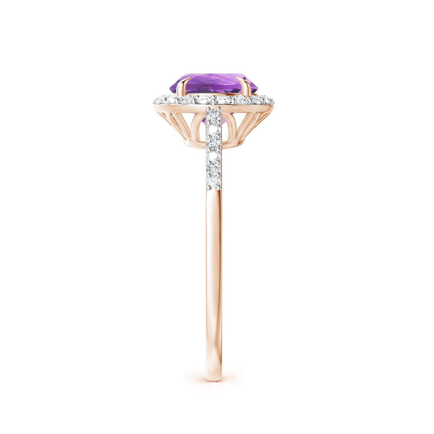 A - Amethyst / 1.23 CT / 14 KT Rose Gold