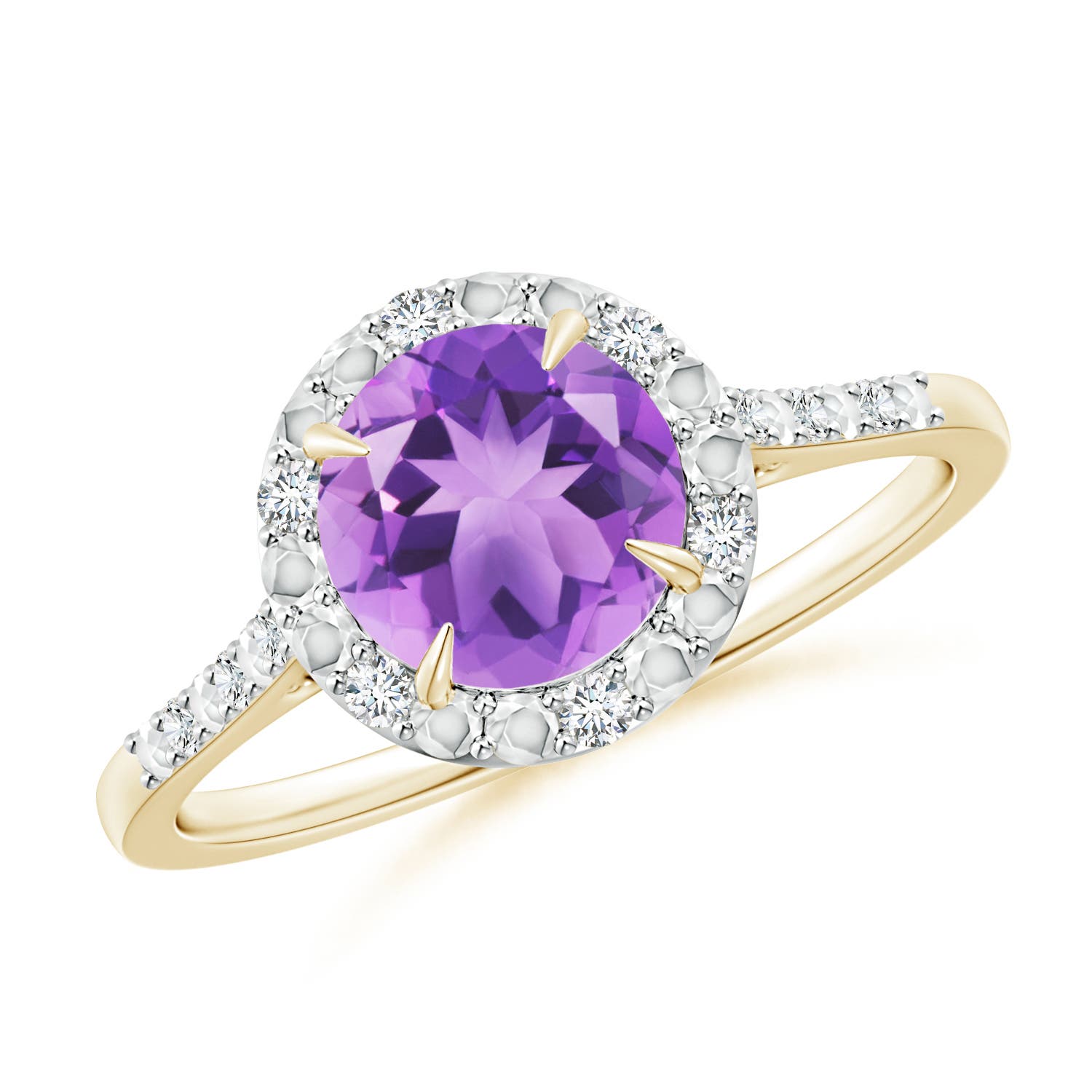 A - Amethyst / 1.23 CT / 14 KT Yellow Gold