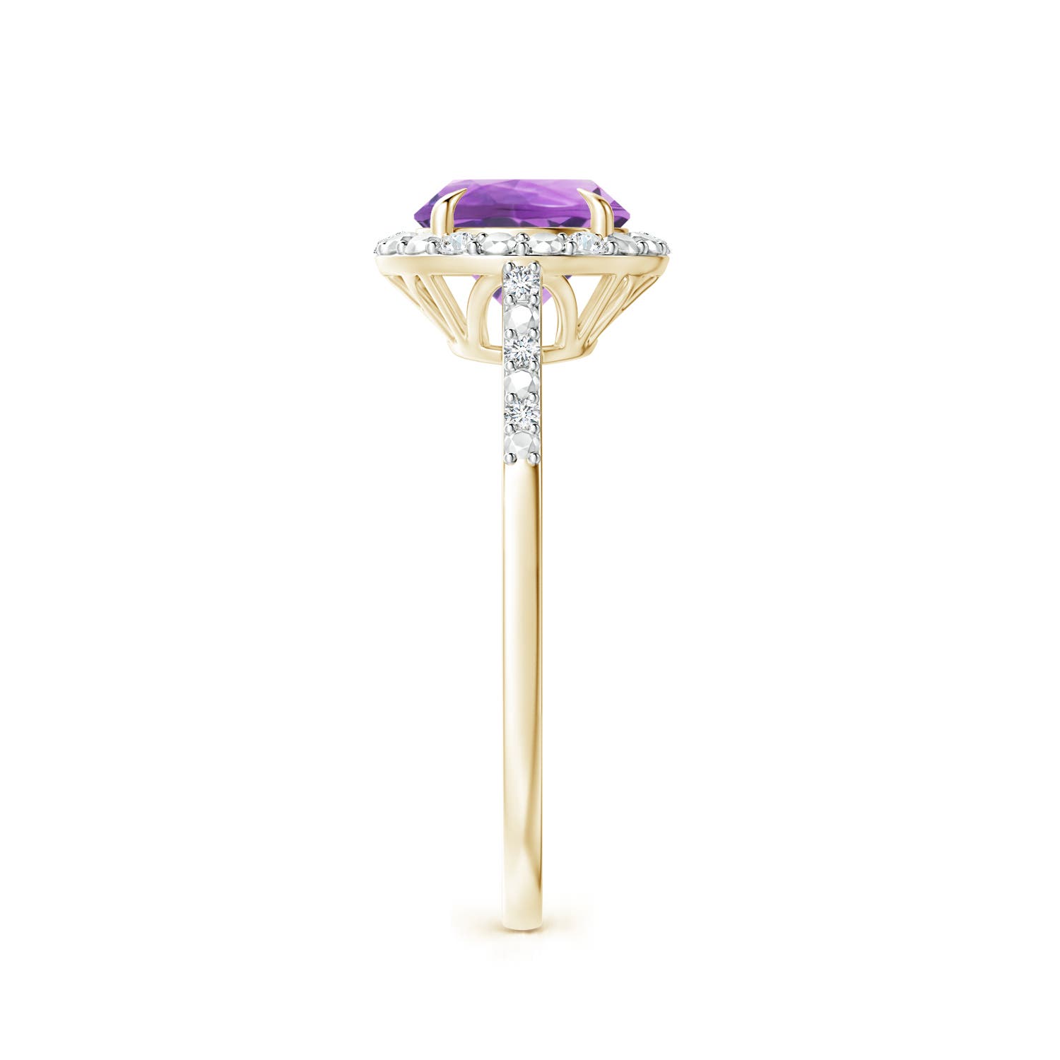 A - Amethyst / 1.23 CT / 14 KT Yellow Gold