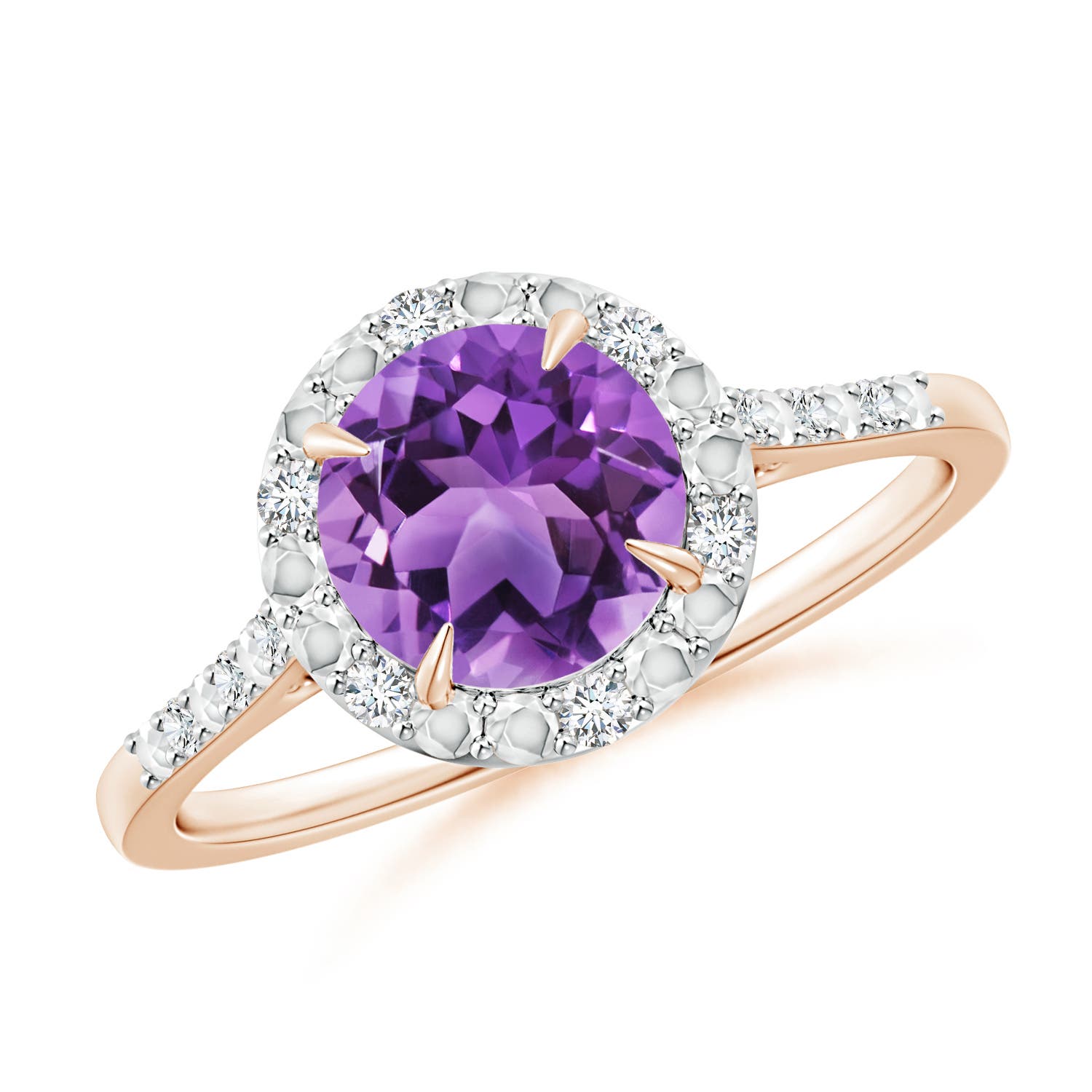 AA - Amethyst / 1.23 CT / 14 KT Rose Gold