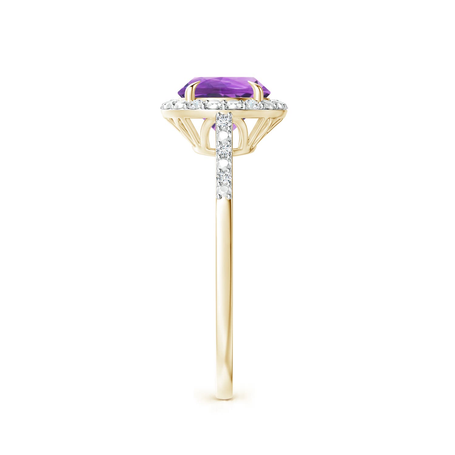 AA - Amethyst / 1.23 CT / 14 KT Yellow Gold